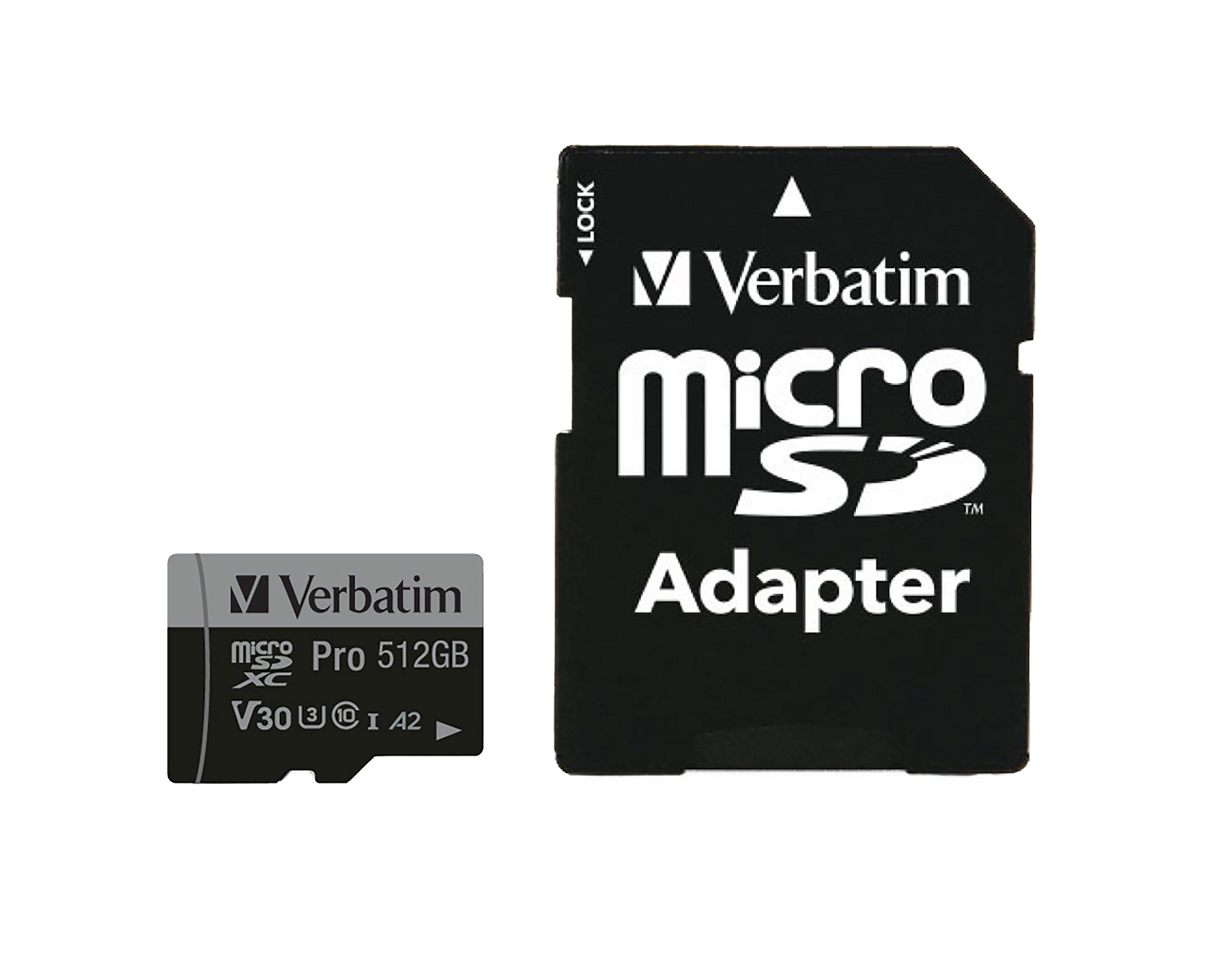 Verbatim PRO U3 - Flash-Speicherkarte (microSDXC-an-SD-Adapter
