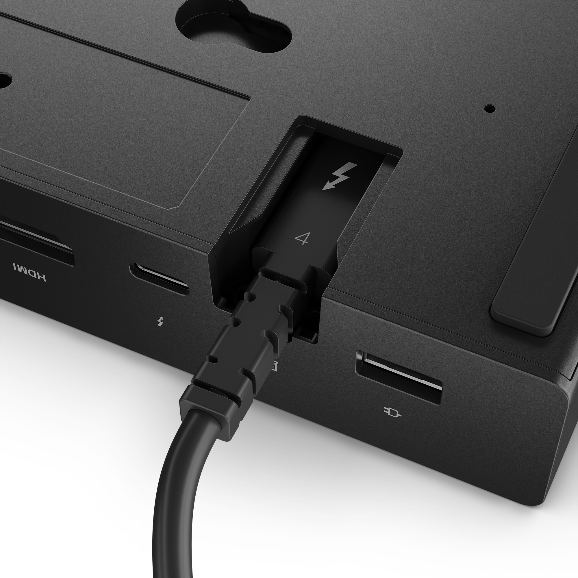 Lenovo 40BG0135GE, Andocken, Thunderbolt 4, 100 W, 2500 Mbit/s, Schwarz, Eclipse Black