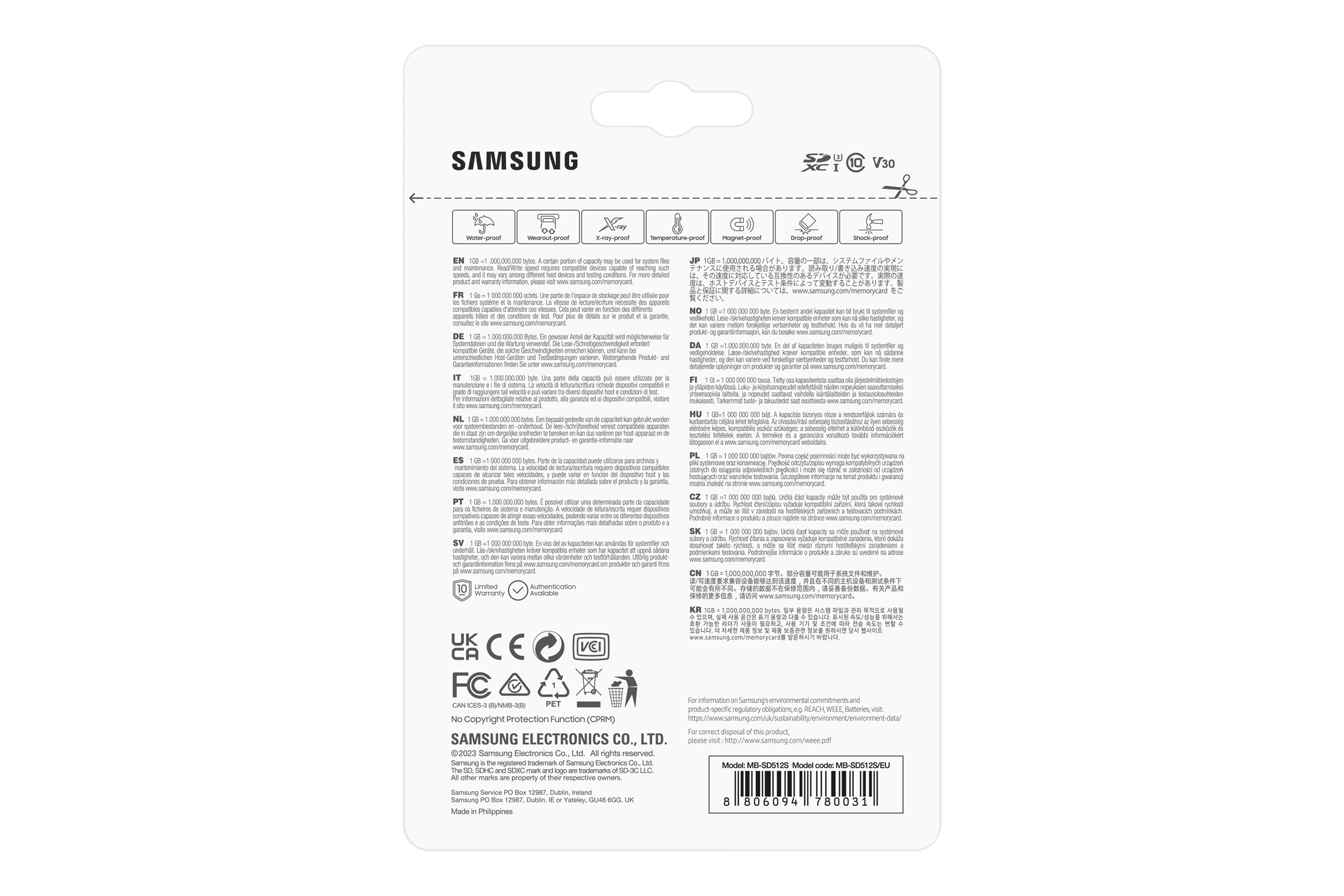 Samsung PRO Plus MB-SD512S - Flash-Speicherkarte