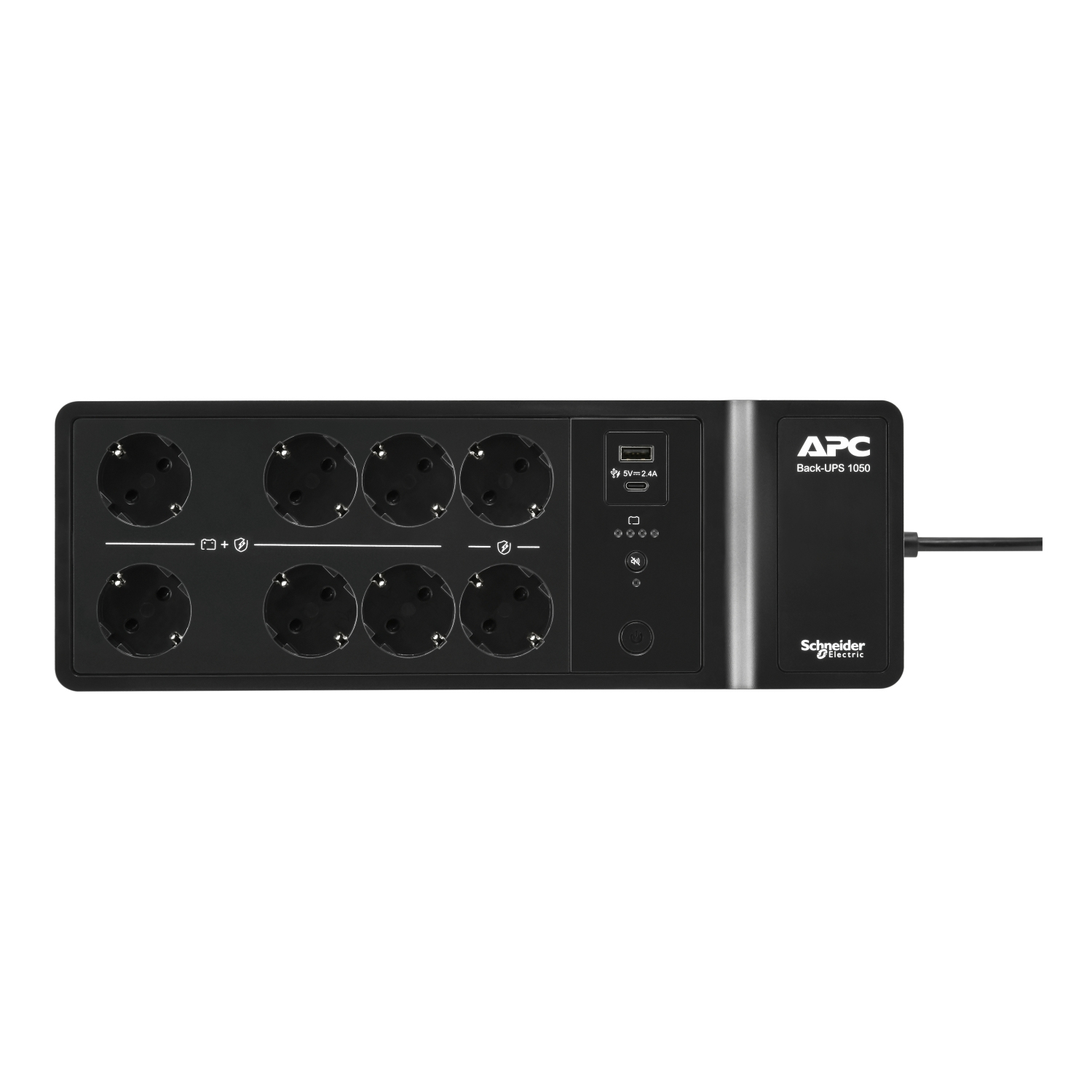 APC Back-UPS BE1050G2-GR, 1050VA, Steckdosenleiste, 8x Schuko, USB