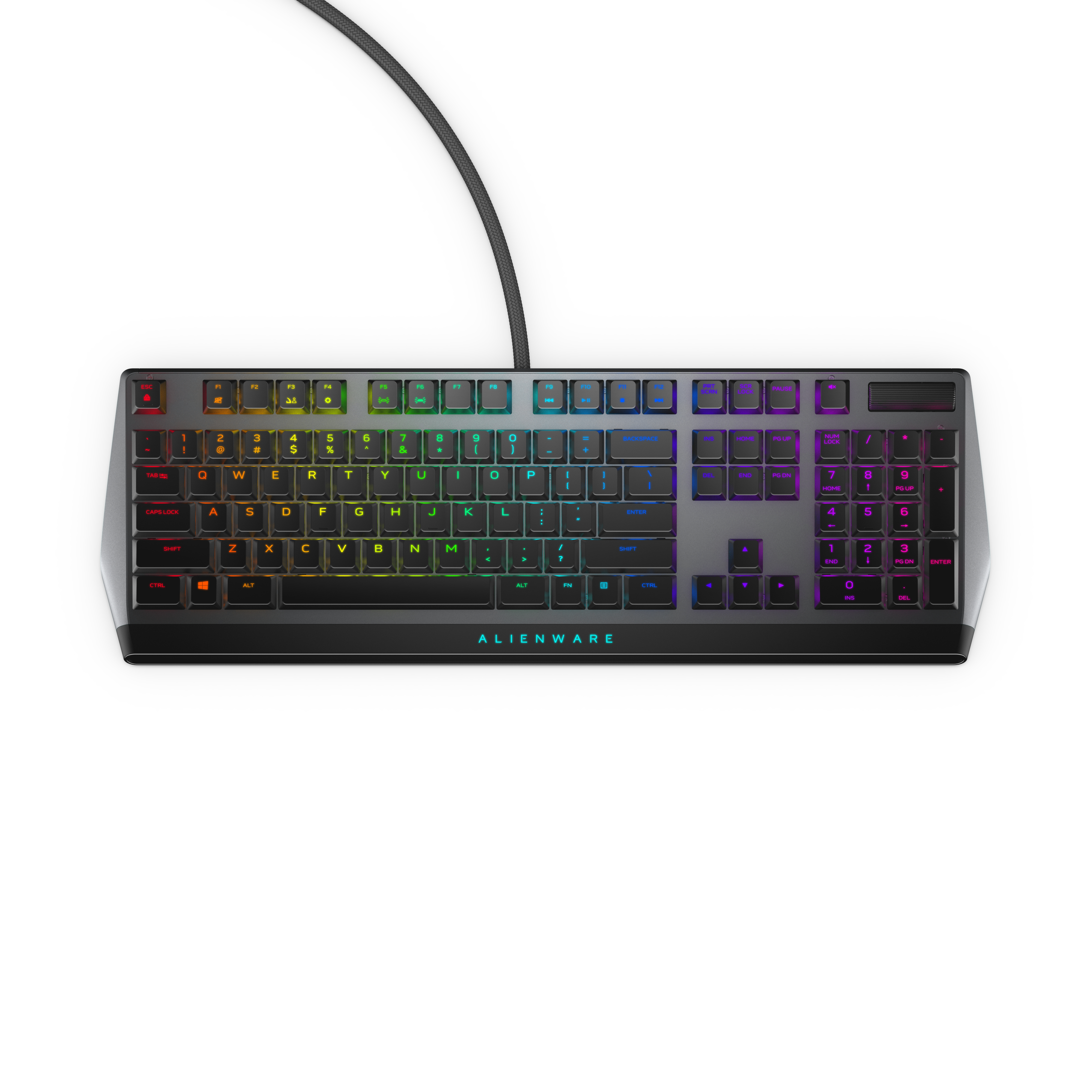 Dell Alienware AW510K - Tastatur - Hintergrundbeleuchtung