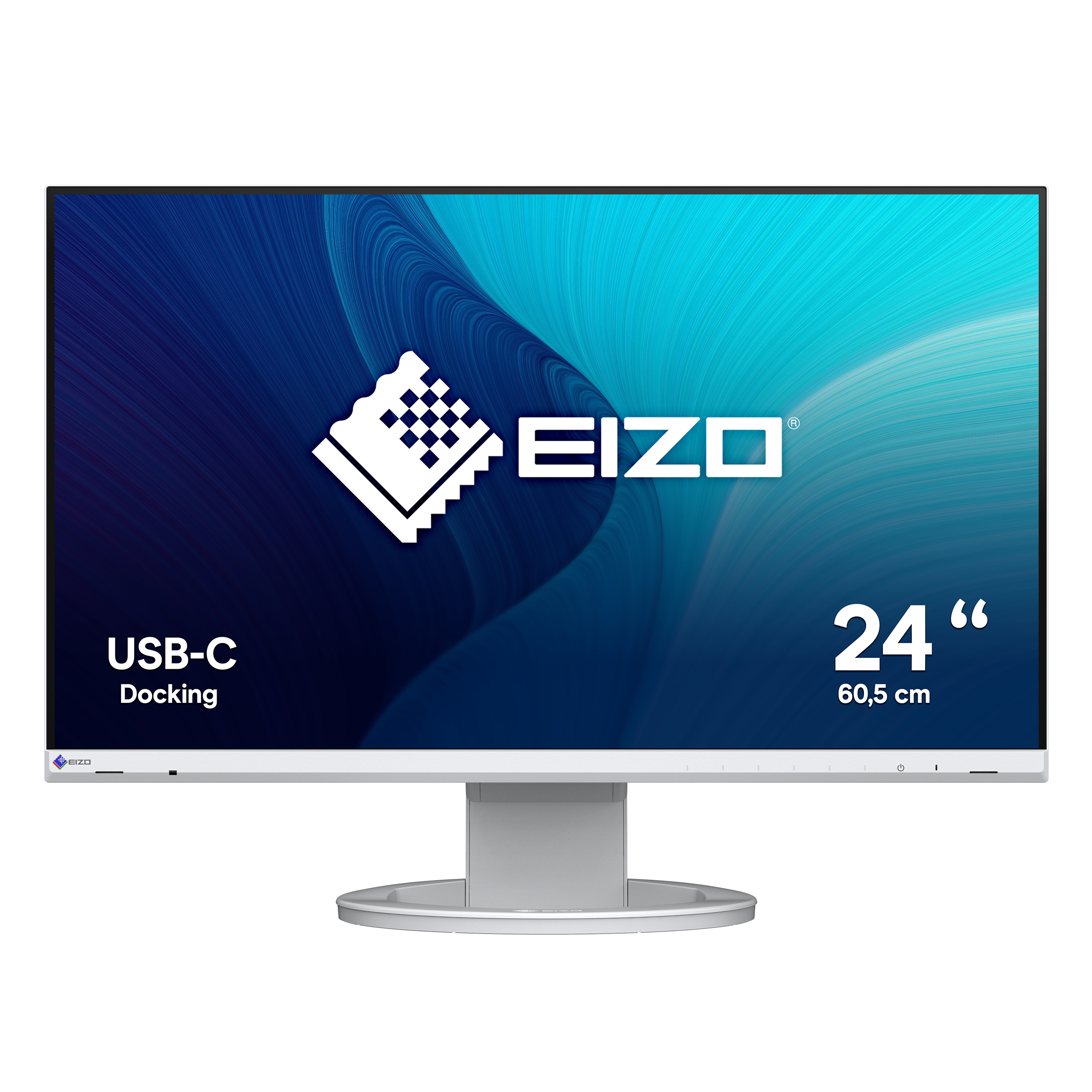 Eizo FlexScan EV2480-WT Monitor 60.5cm (23.8") Full HD, IPS, 5ms, HDMI, Displayport, USB