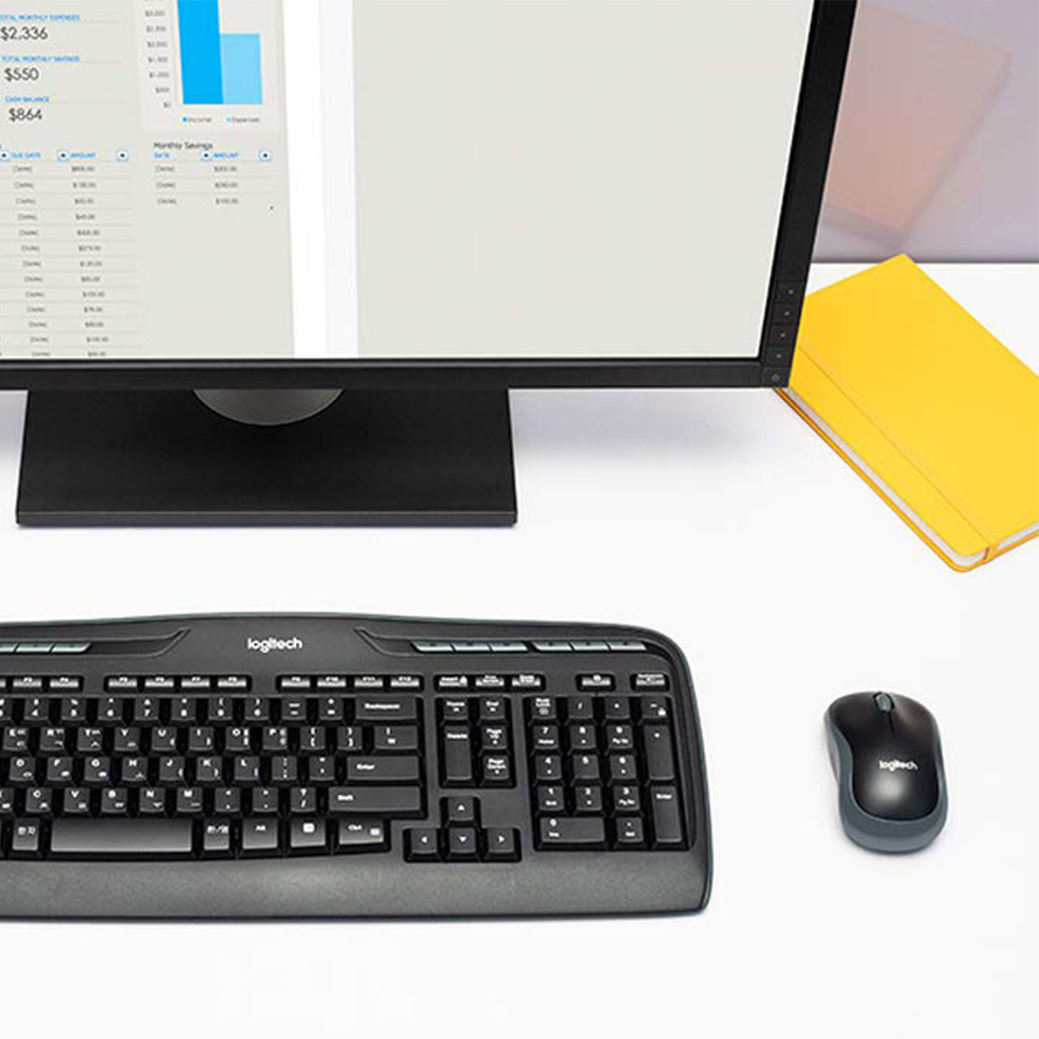 Logitech Wireless Combo MK330 - Tastatur-und-Maus-Set