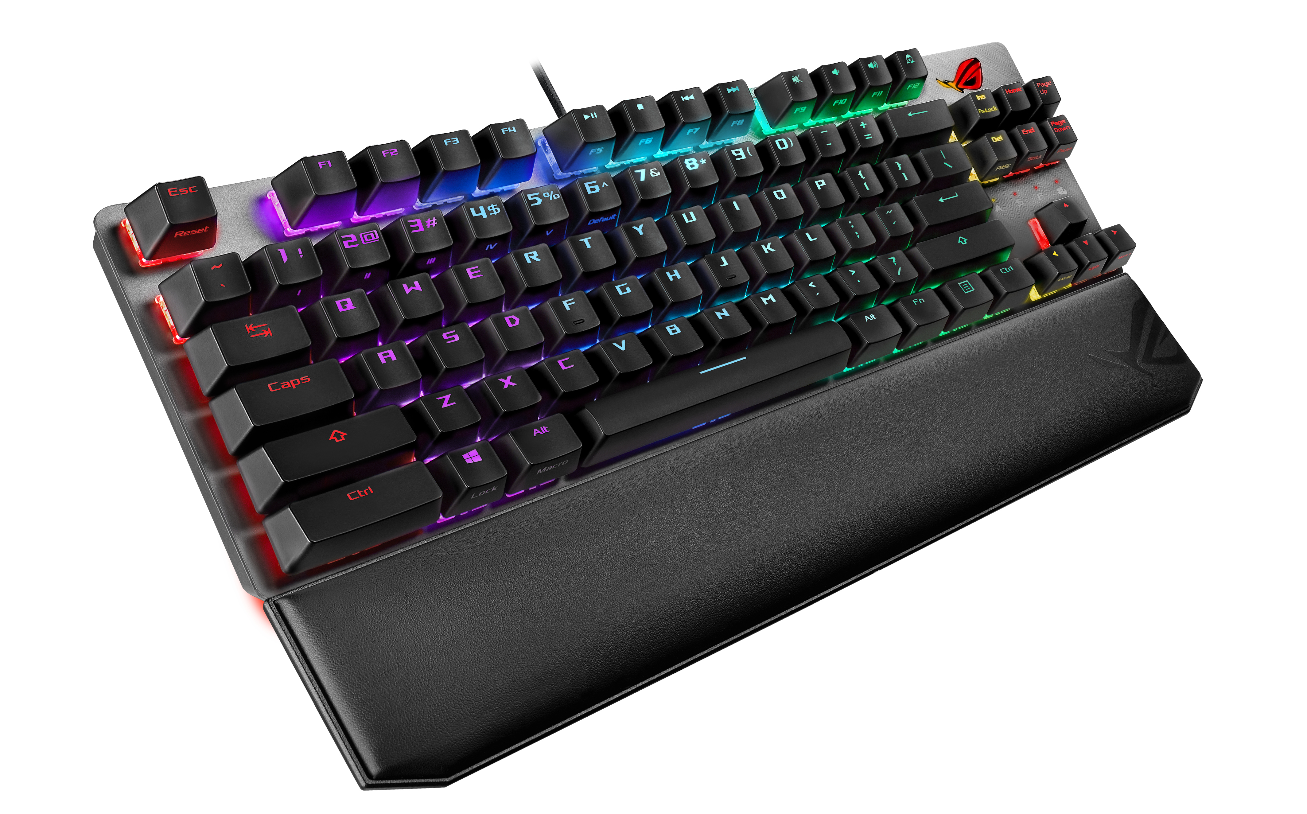 ASUS ROG Strix Scope NX TKL Deluxe, 80%, Kabelgebunden, USB, Mechanischer Switch, RGB-LED, Schwarz,
