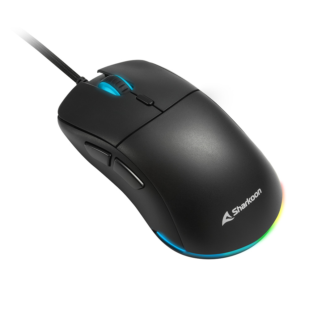 Sharkoon Light² 180, rechts, Optisch, USB Typ-A, 12000 DPI, Schwarz