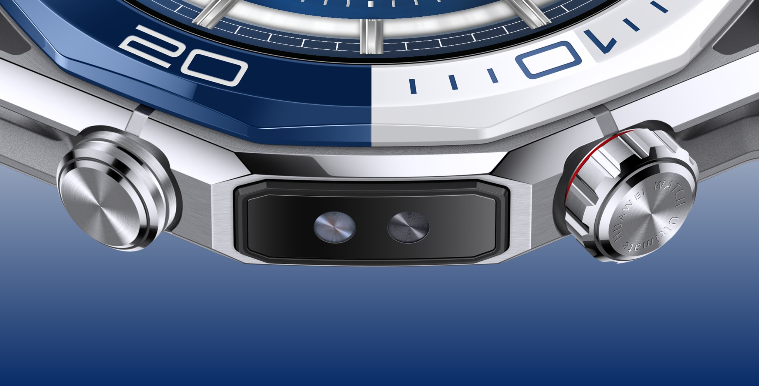 Huawei Watch Ultimate 2 - Steel-color zirconium-based liquid metal - intelligente Uhr mit Riemen - F