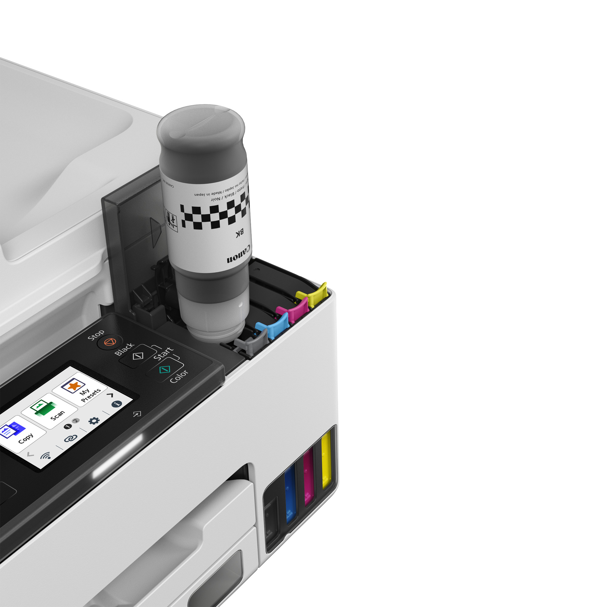 Canon MAXIFY GX2050 - Multifunktionsdrucker - Farbe - Tintenstrahl - wiederbefüllbar - Legal (216 x