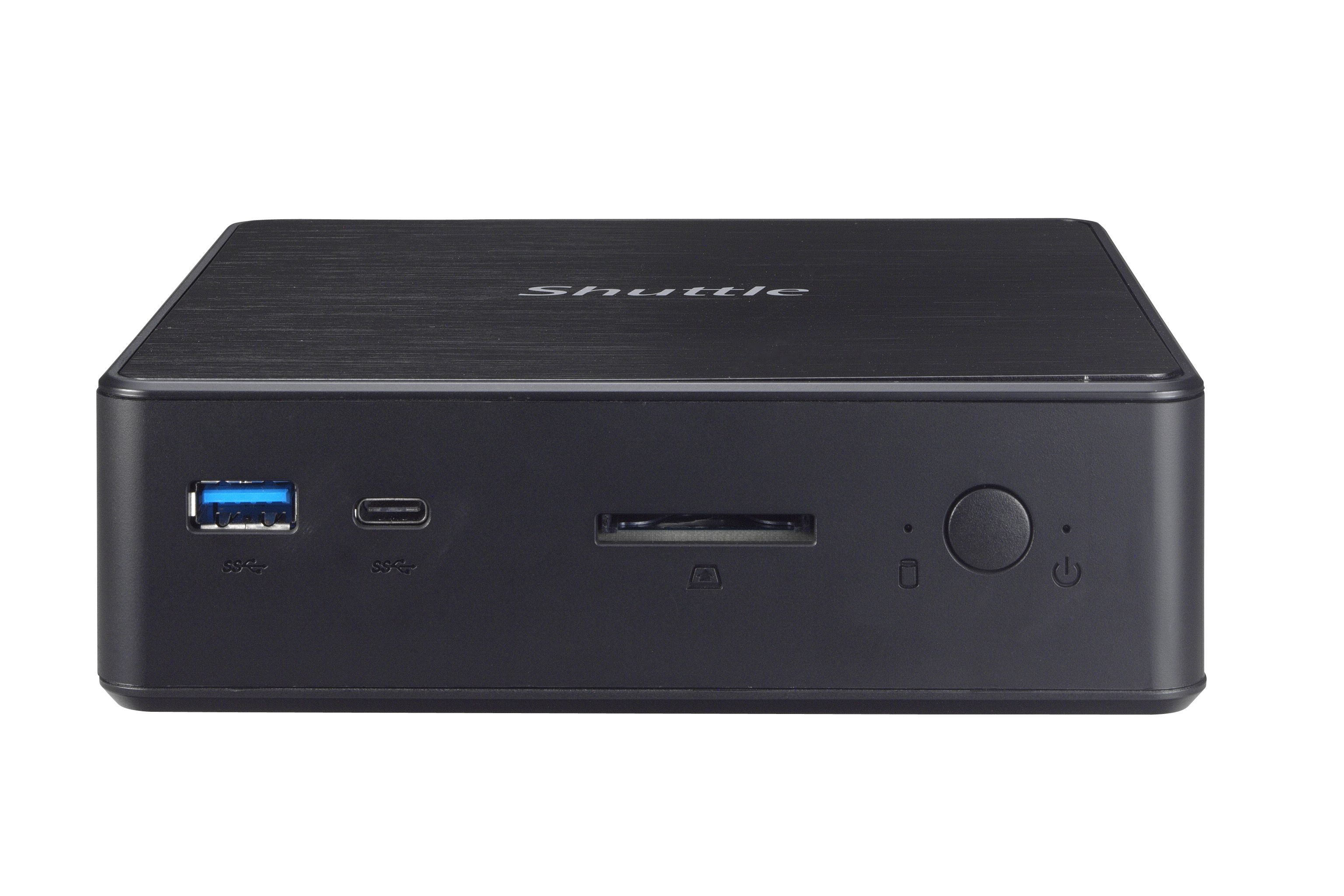 Shuttle Nano PC NC10U , Intel Celeron 4205U, 1x HDMI, 1x DP, 1x 2.5" bay, 1x M.2, 1x LAN, 1x COM, Wi