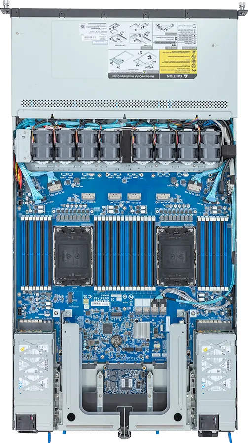 Gigabyte R183-S91-AAV1, Intel C741, LGA 4677 (Socket E), Intel, Intel® Xeon®, Intel® Xeon®, GDDR5