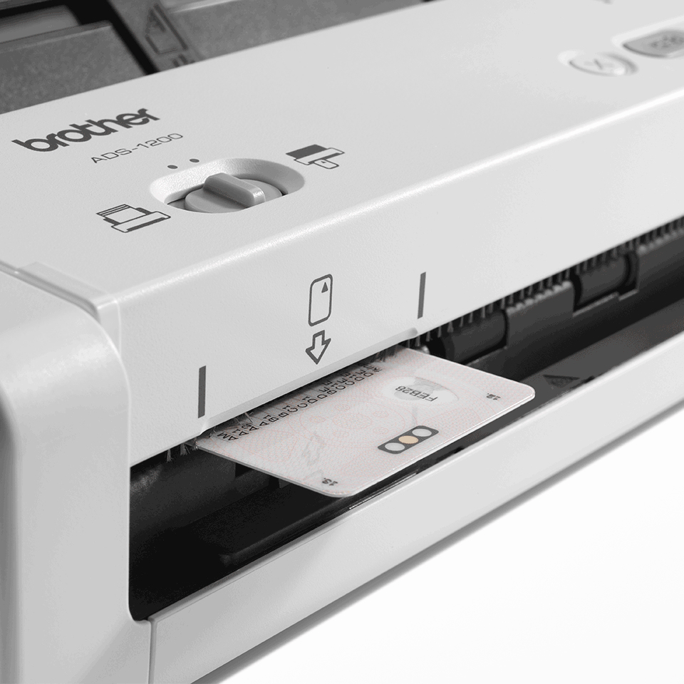 Brother ADS-1200 - Dokumentenscanner - Dual-CIS - Duplex - A4 - 600 dpi x 600 dpi - bis zu 25 Seiten
