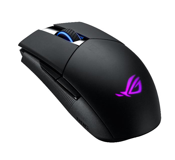 ASUS ROG Strix Impact II Wireless - rechts - Optisch - RF Wireless + USB Type-C - 16000 DPI - Schwar