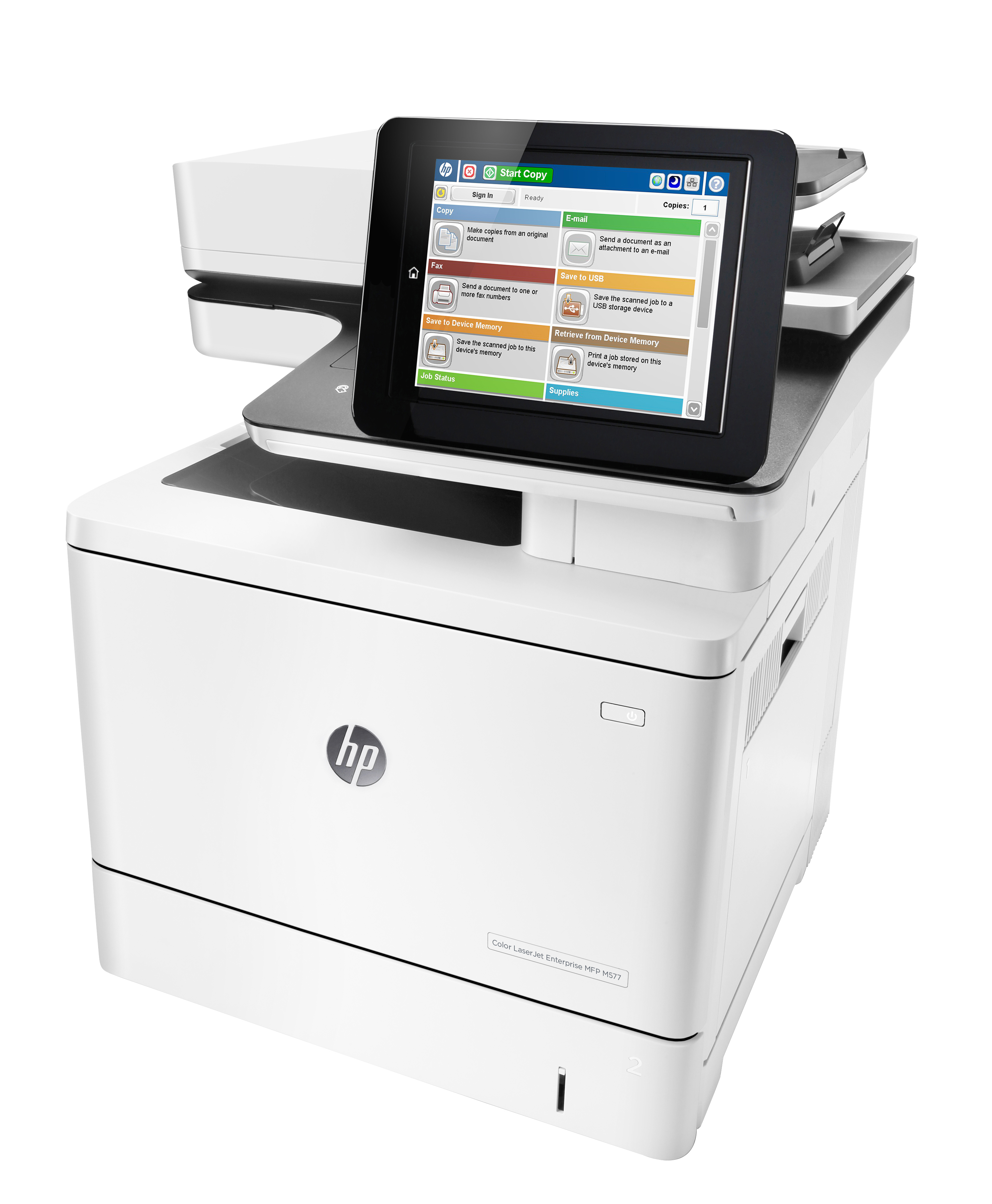 HP Color LaserJet Enterprise MFP M577dn - Multifunktionsdrucker - Farbe - Laser - Legal (216 x 356 m