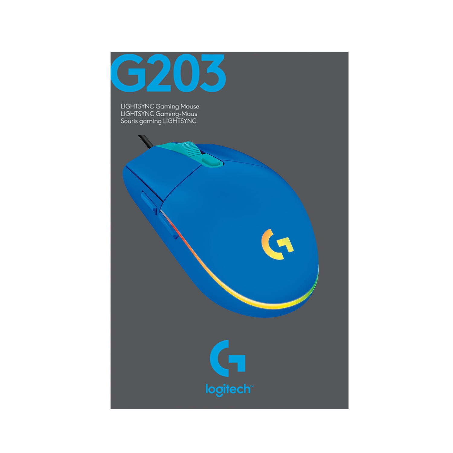 Logitech Gaming Mouse G203 LIGHTSYNC - Maus