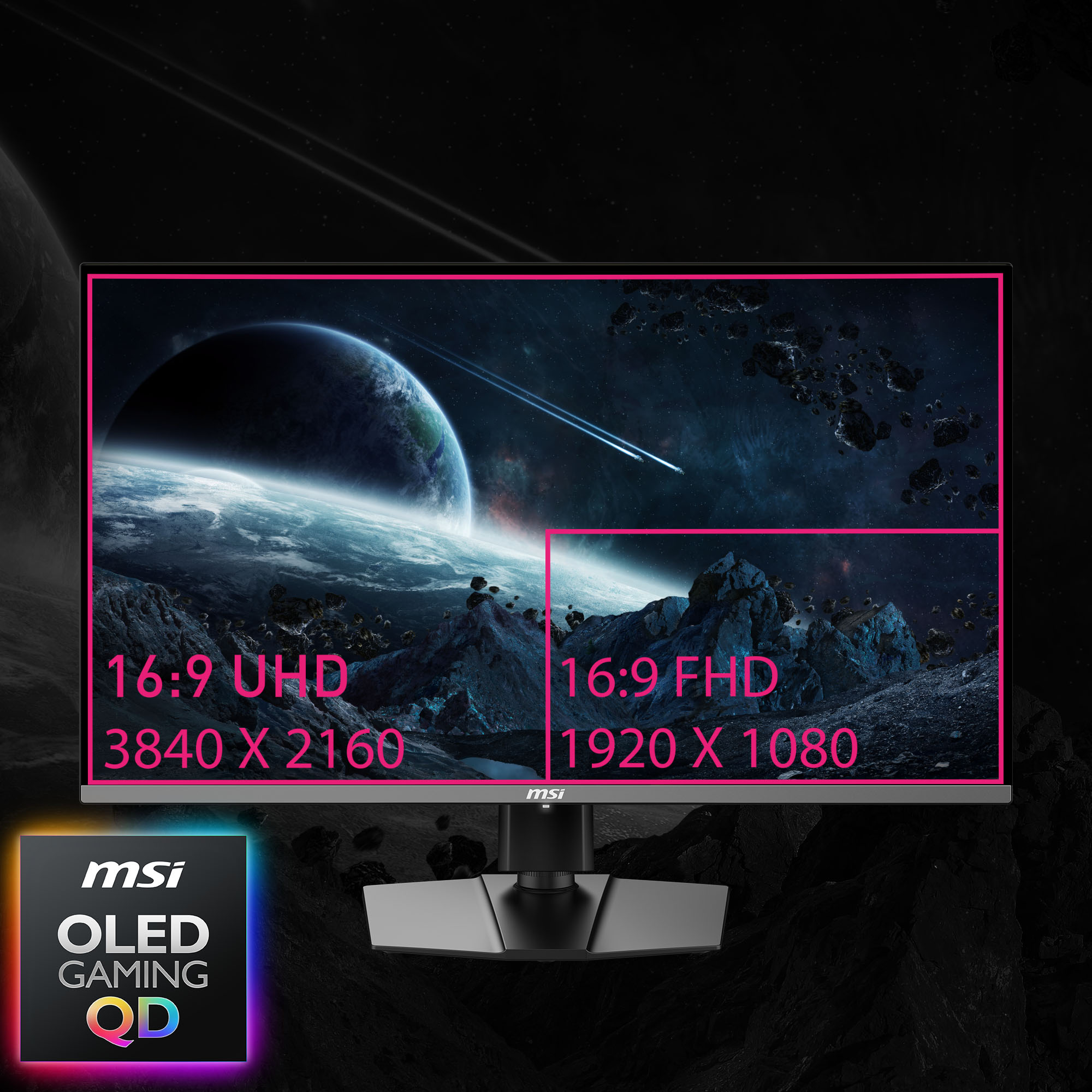 MSI MPG 322URXDE QD-OLED, 31.5" 4K UHD, 240Hz, 0.03ms, HDR, anti-glare
