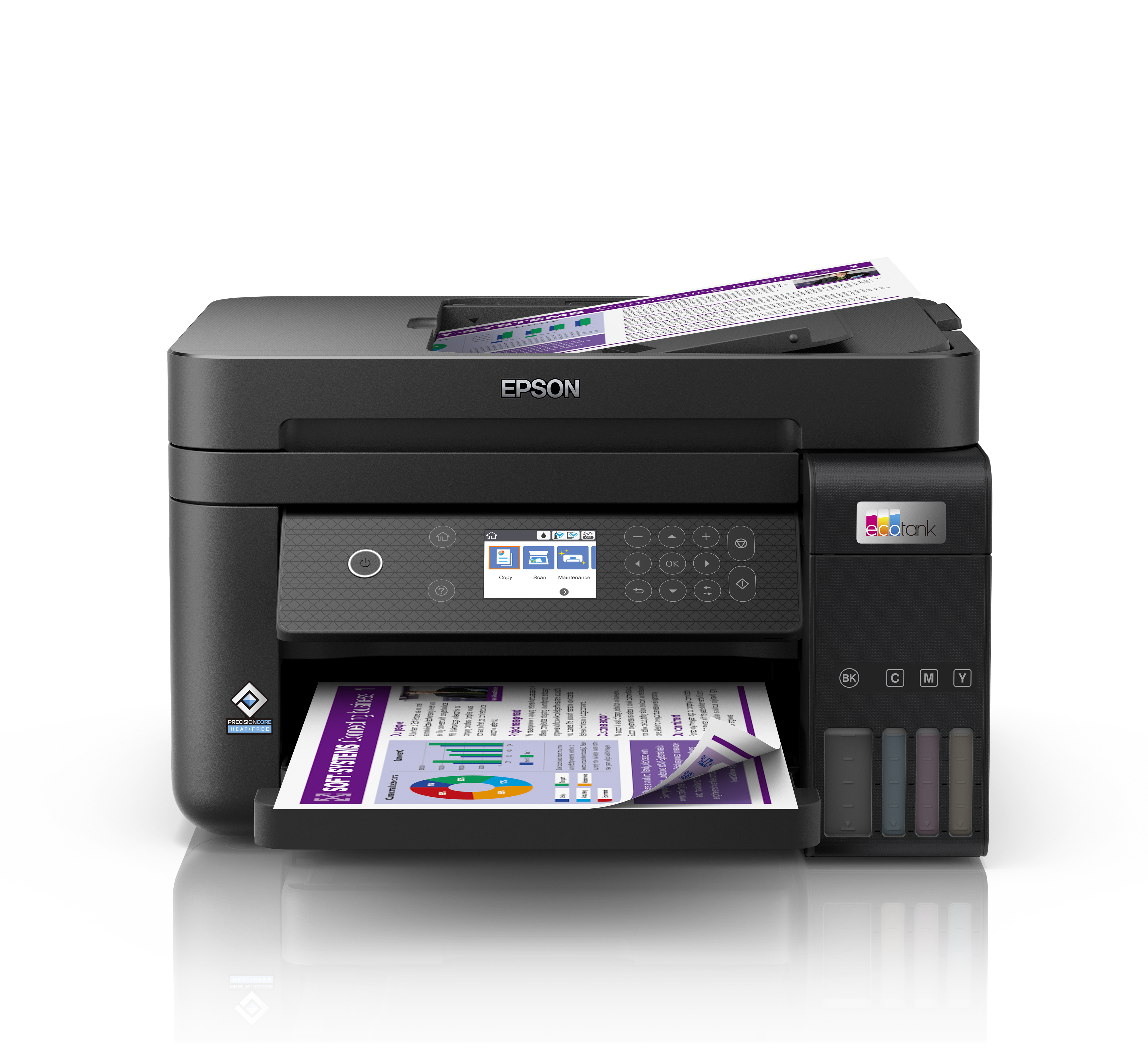 Epson EcoTank ET-3850 - Multifunktionsdrucker - Farbe - Tintenstrahl - A4/Legal (Medien)