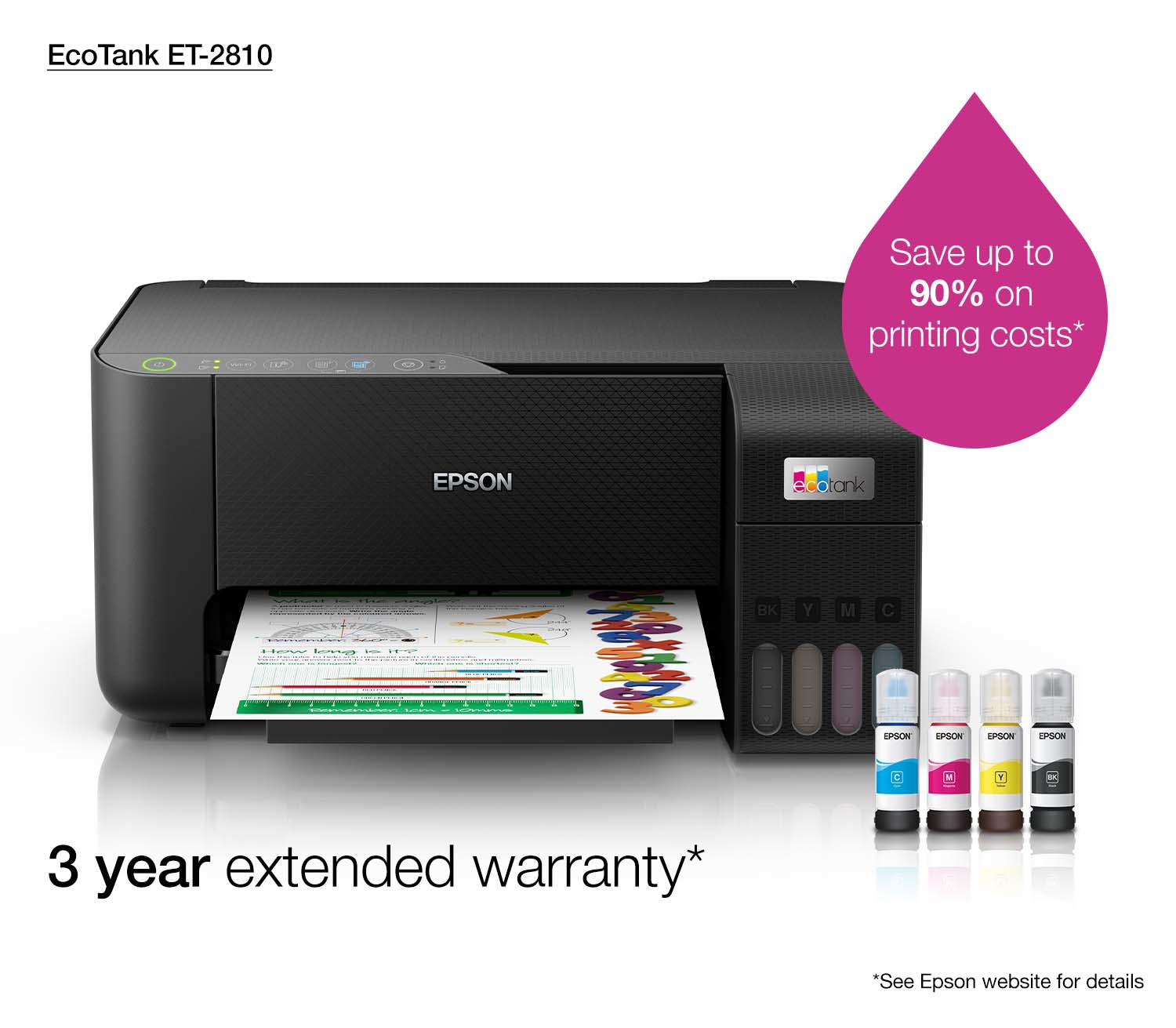 Epson EcoTank ET-2810 - Multifunktionsdrucker - Farbe - Tintenstrahl - ITS - A4 (Medien)