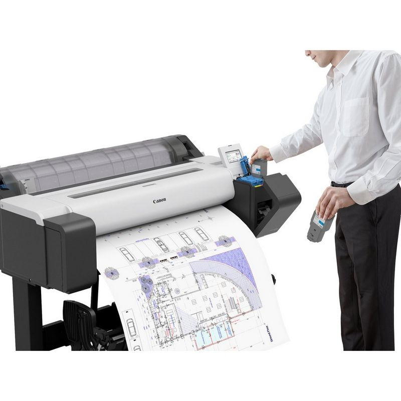 Canon imagePROGRAF TM-355, Tintenstrahl, 2400 x 1200 DPI, CALS G4, PDF 1.7, HP-GL/2, HP-RTL, Schwarz