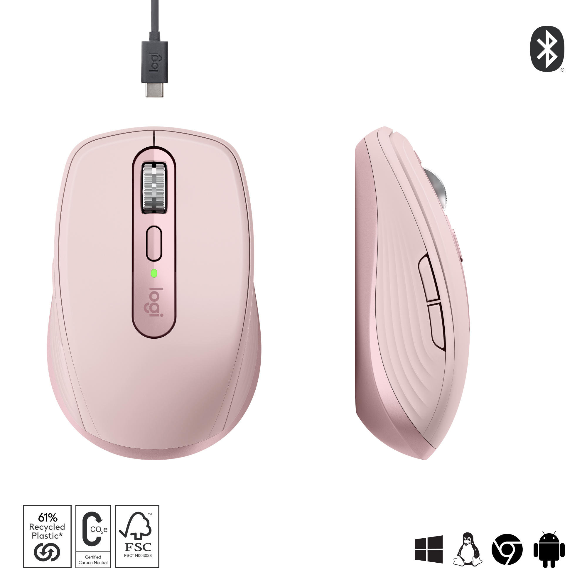Logitech MX Anywhere 3S - Maus - optisch - 6