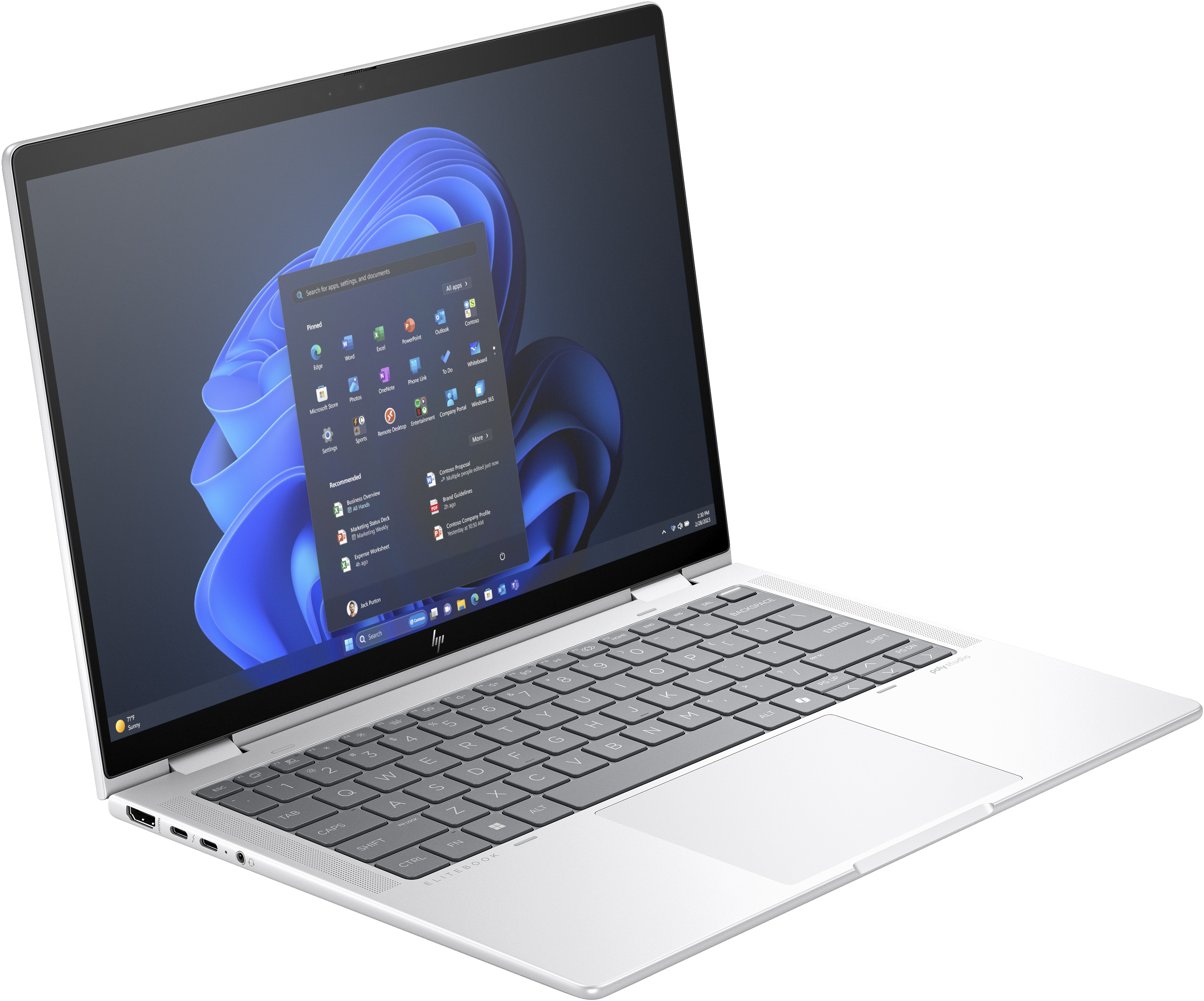 HP Elite x360 1040 G11 Notebook - Flip-Design - Intel Core Ultra 5 125H / 1.2 GHz - Win 11 Pro - Int