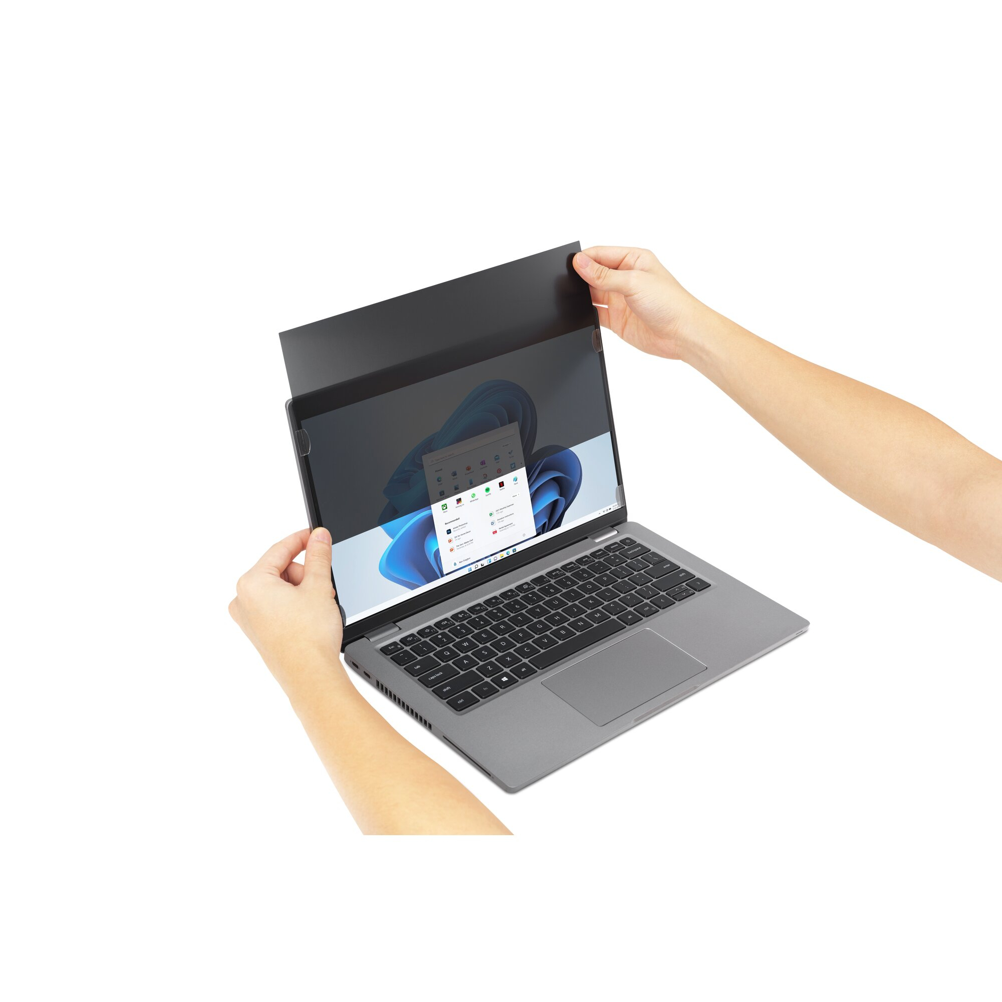 Kensington Blickschutzfilter für Notebook - 2-Wege - abnehmbar - 39,6 cm Breitbild (15,6" Breitbild)