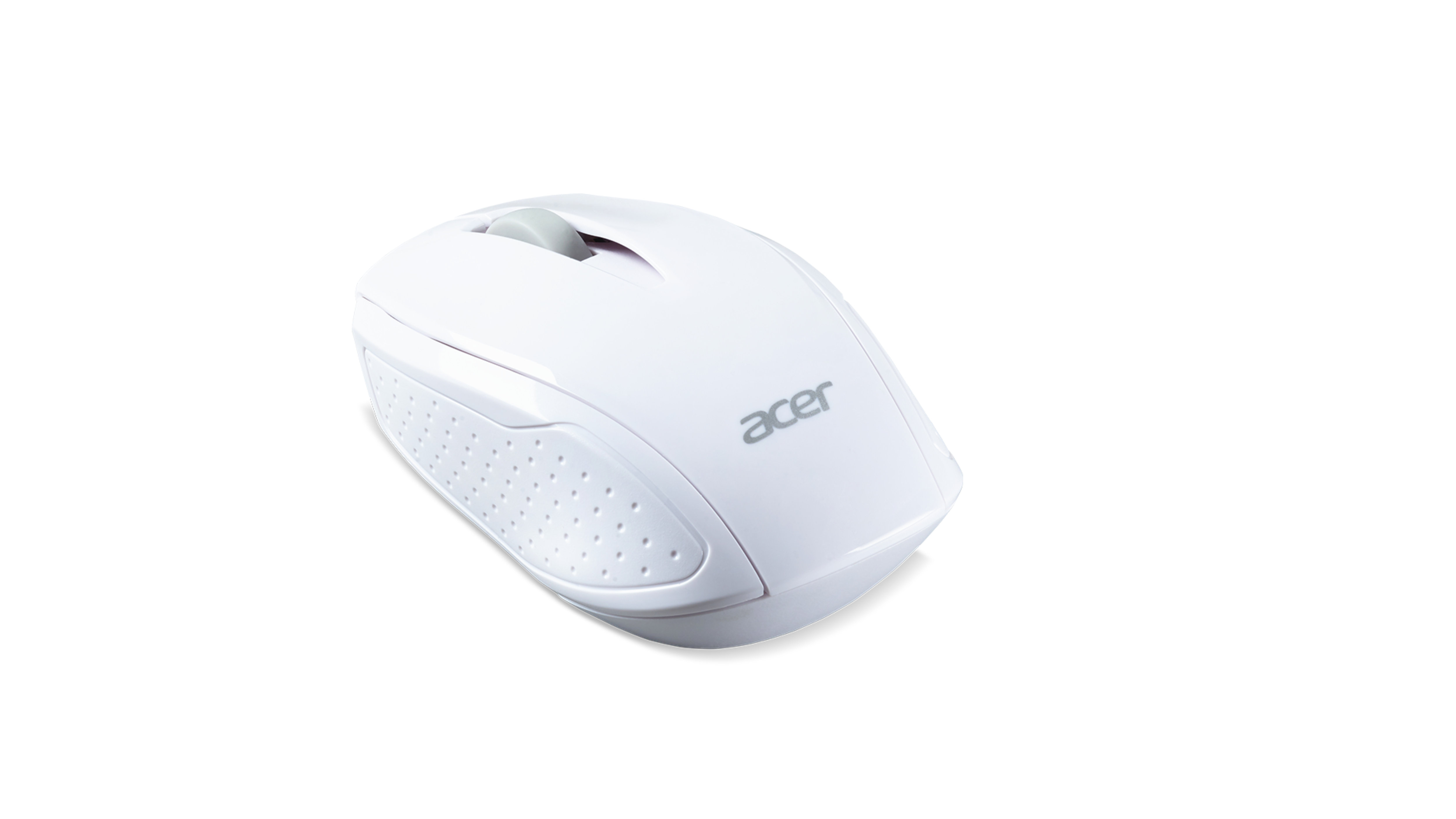 Acer AMR800 - Maus - ergonomisch - optisch - 3 Tasten - kabellos - 2.4 GHz - kabelloser Empfänger (U