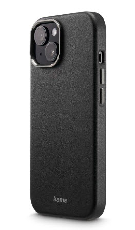 Hama Eco Premium, Cover, Apple, iPhone 15, 15,5 cm (6.1"), Schwarz