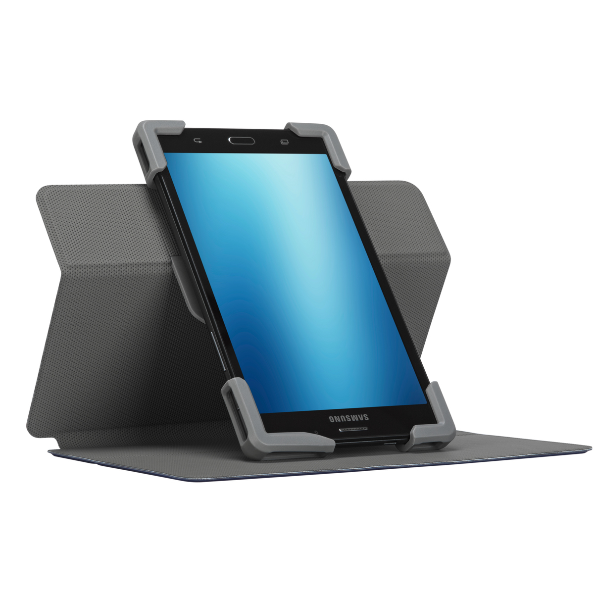 Targus Safe Fit Universal 360° Rotating - Flip-Hülle für Tablet - Polyurethan - Blau - 22.9 cm - 26.