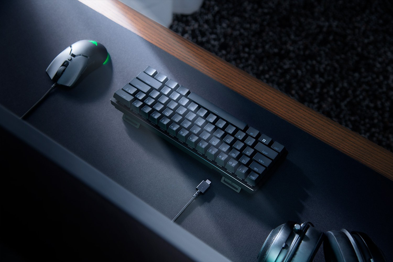 Razer Huntsman Mini Analog - Tastatur - Hintergrundbeleuchtung