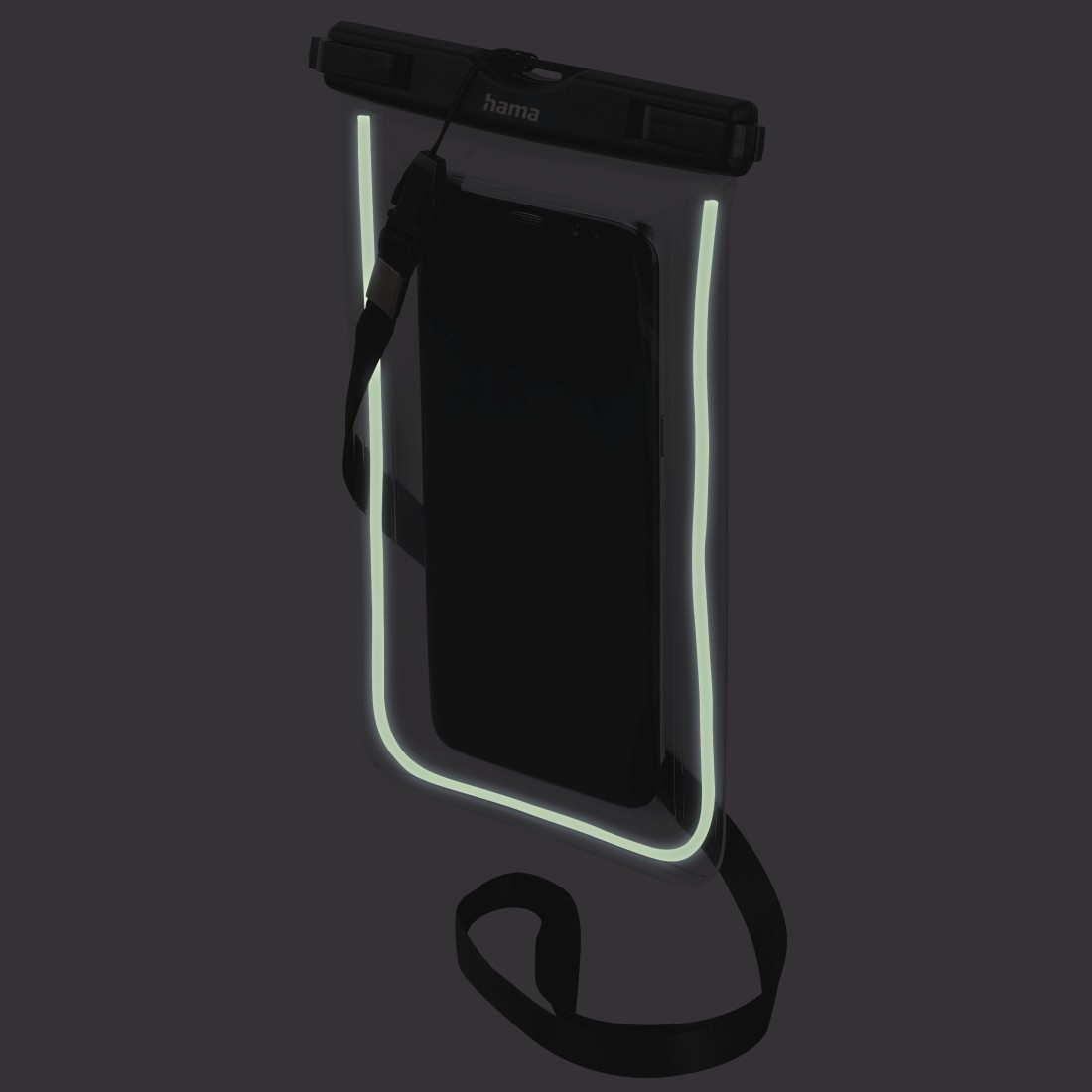 Hama Active Line "Finest Sports" - Wasserdichtes Schutzgehäuse für Mobiltelefon - XXL - PVC - Schwar
