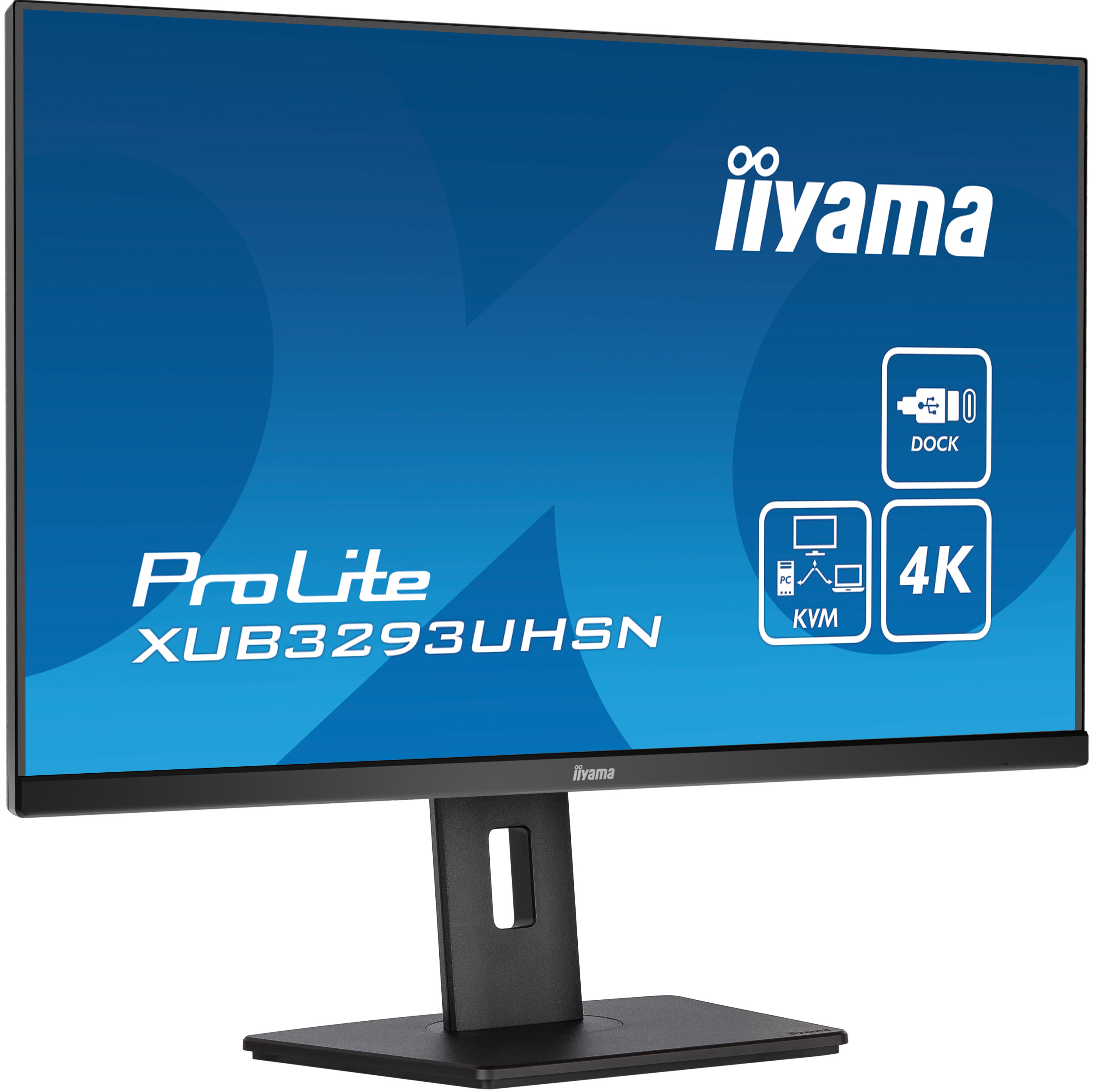 iiyama ProLite XUB3293UHSN-B5 Monitor 80cm (31.5") 4K UHD, IPS, 4ms, HDMI, DP, USB