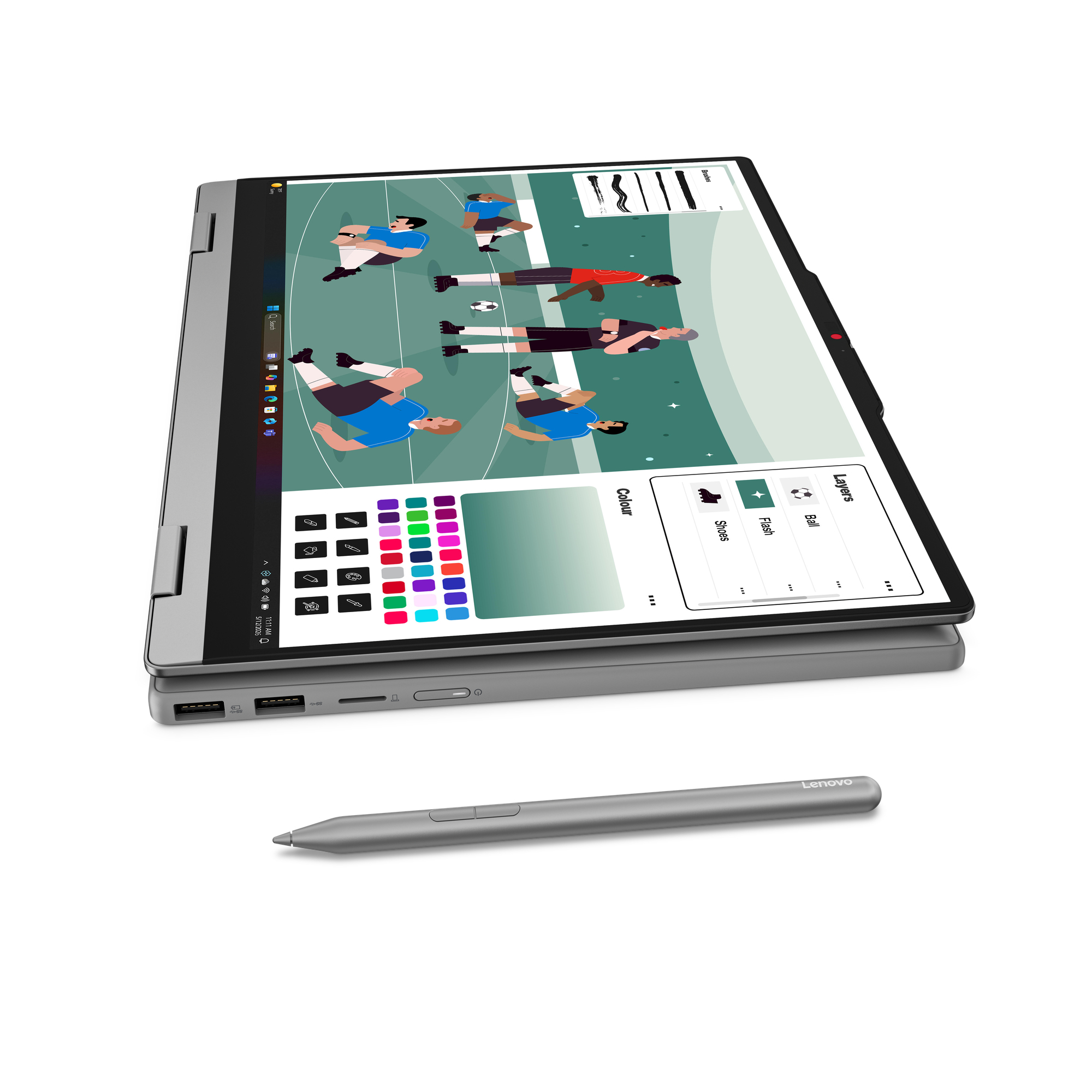 Lenovo IdeaPad 5 2-in-1 14AGP11 83UH - Flip-Design - AMD Ryzen AI 7 445 / 2 GHz - Win 11 Home - Rade