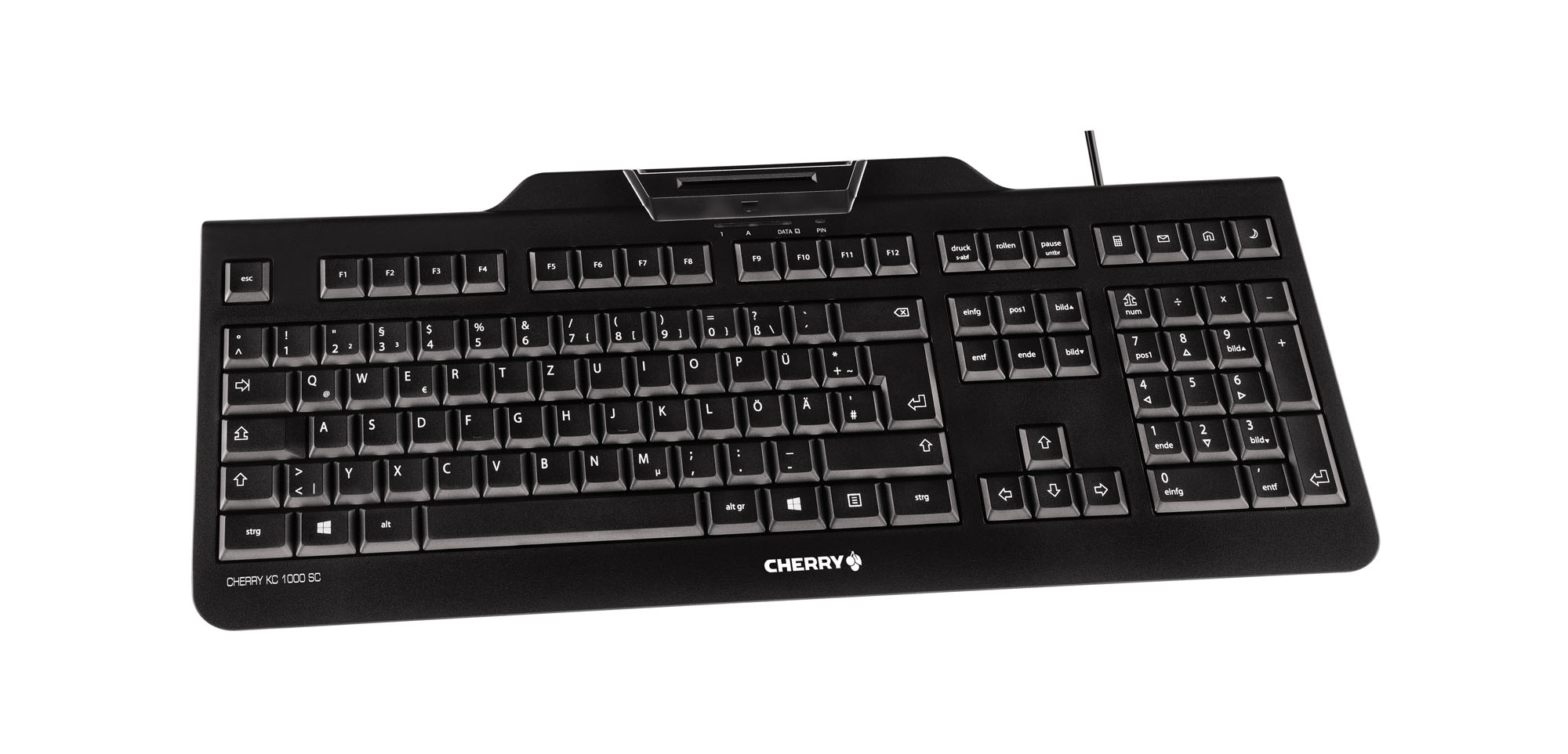 Cherry KC 1000 SC - Tastatur - USB - Spanisch