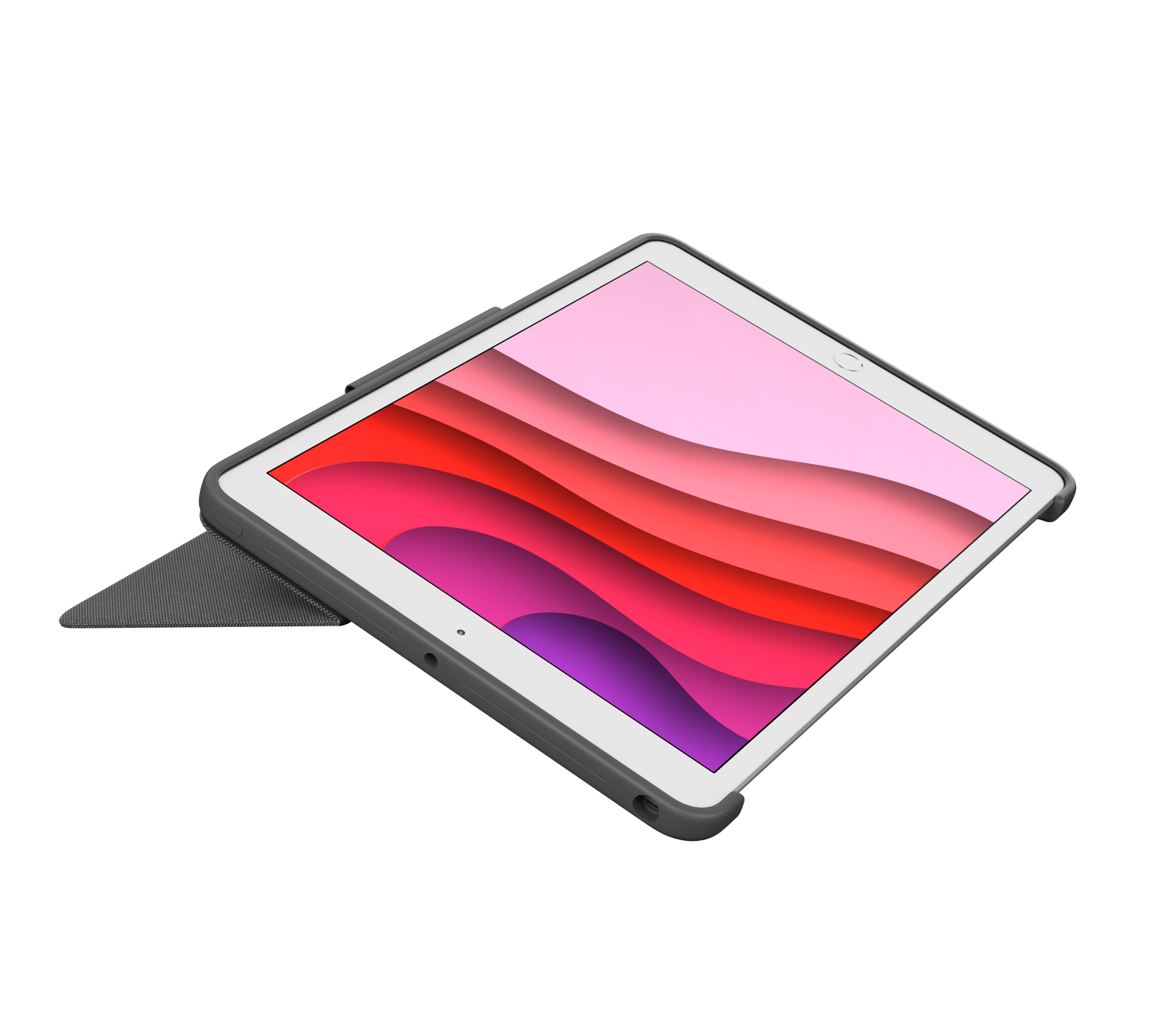 Logitech Combo Touch - Tastatur und Foliohülle - mit Trackpad - hintergrundbeleuchtet - Apple Smart