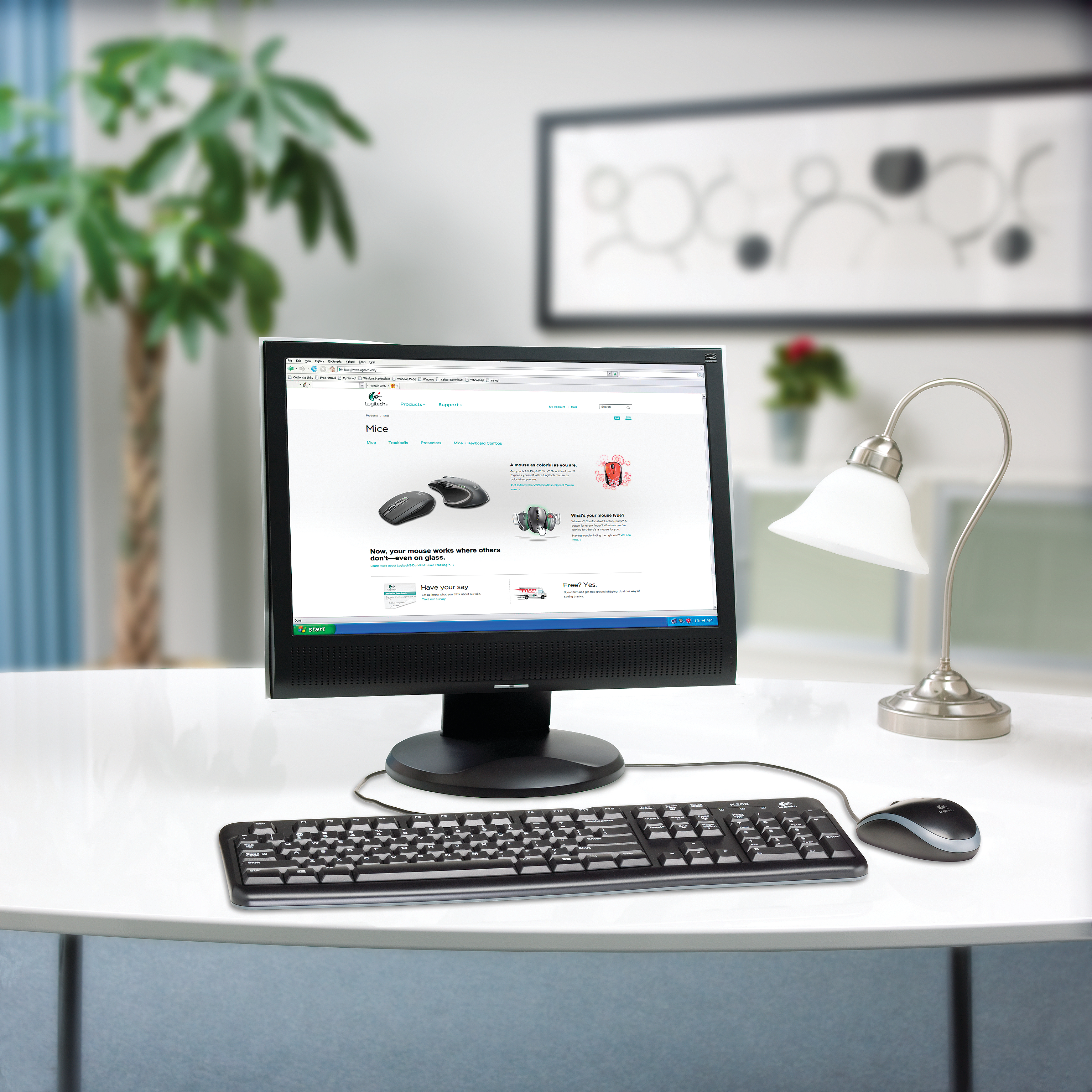 Logitech Desktop MK120 - Tastatur-und-Maus-Set