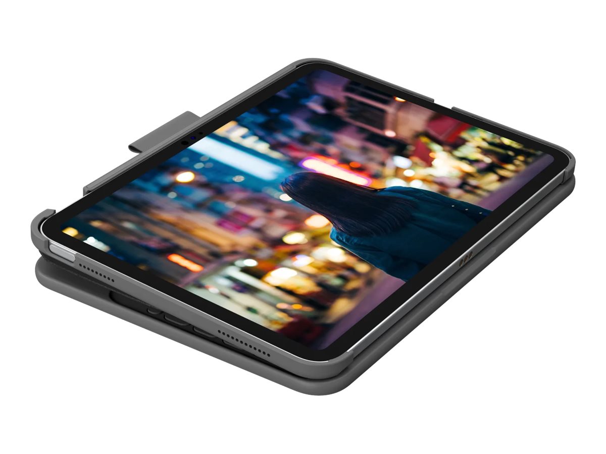 Logitech Slim Folio für iPad 10/iPad 11 A16, grau, DE