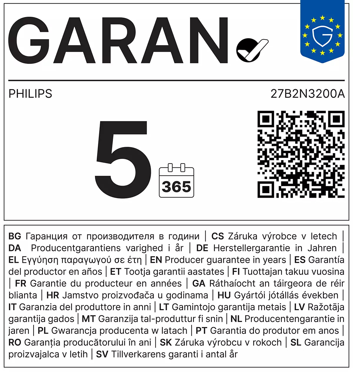 Philips 27B2N3200A - 3000 Series - LED-Monitor - 68.6 cm (27")