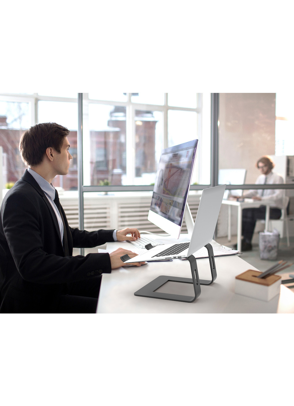 PORT Designs PORT Connect ERGONOMIC NOTEBOOK STAND - Notebook-Ständer