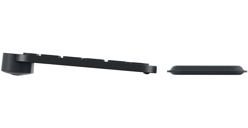 Logitech MX Keys Plus, Volle Größe (100%), Kabellos, RF Wireless + Bluetooth, QWERTZ, Graphit