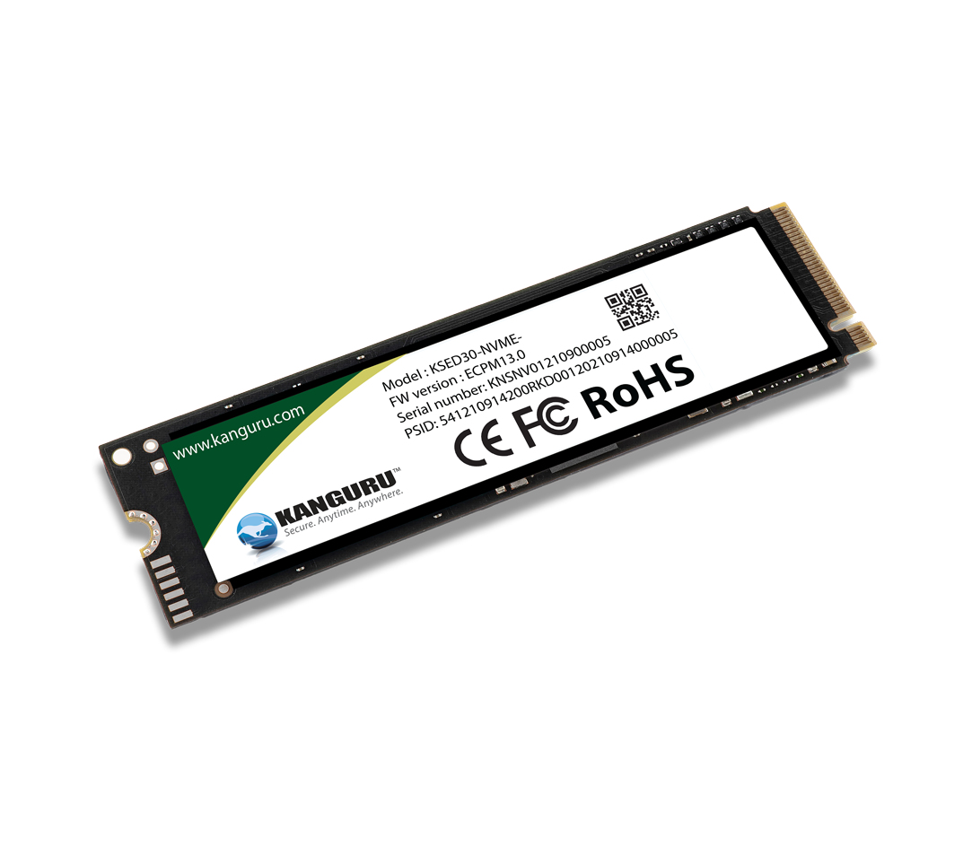 iStorage Kanguru Defender SED30 - SSD - verschlüsselt - 8 TB - intern - M.2 2280 - PCIe 4.0 x4 (NVMe