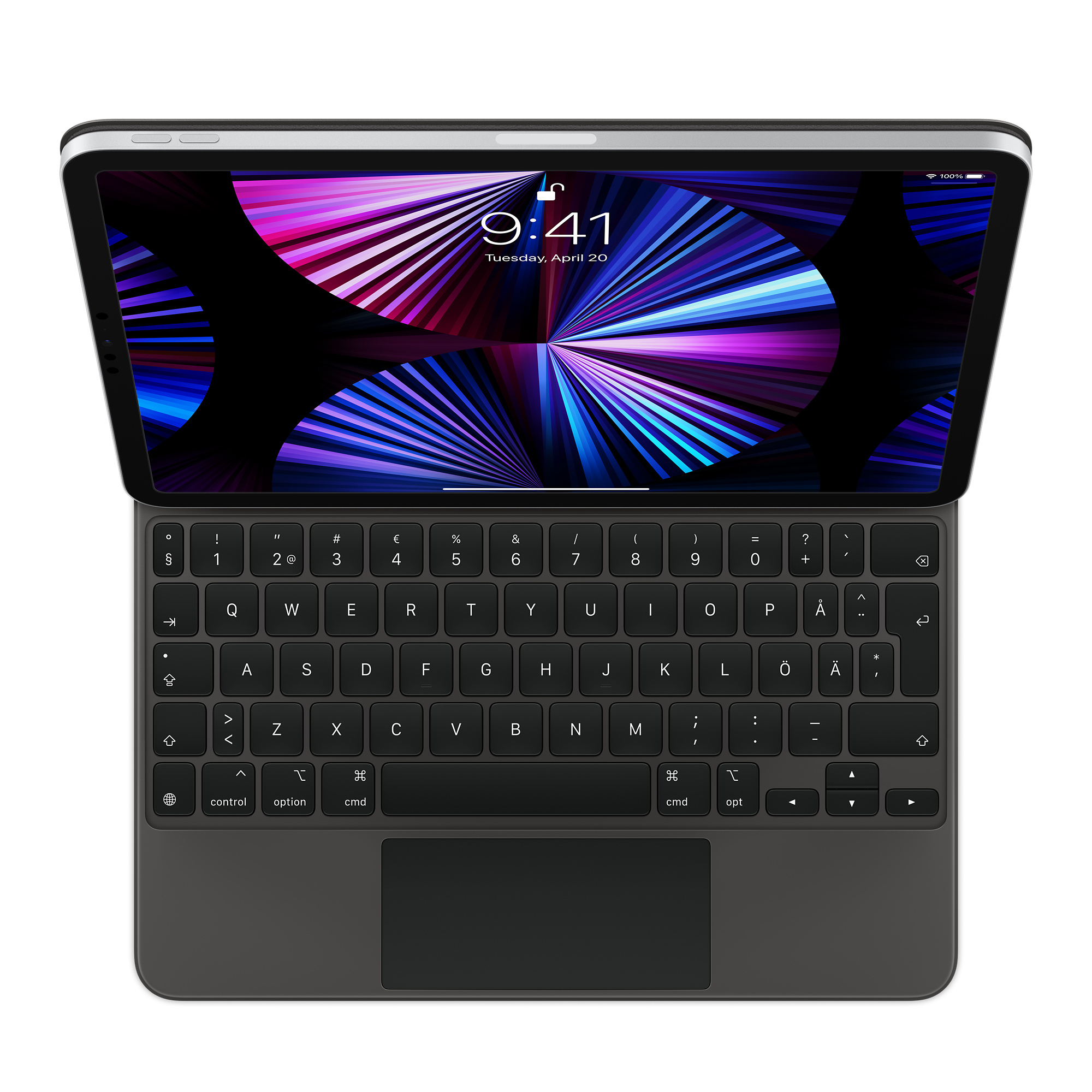 Apple MXQT2S/A, QWERTY, Finnisch, Schwedisch, Trackpad, 1 mm, Apple, iPad Pro 11" (4th generation) i