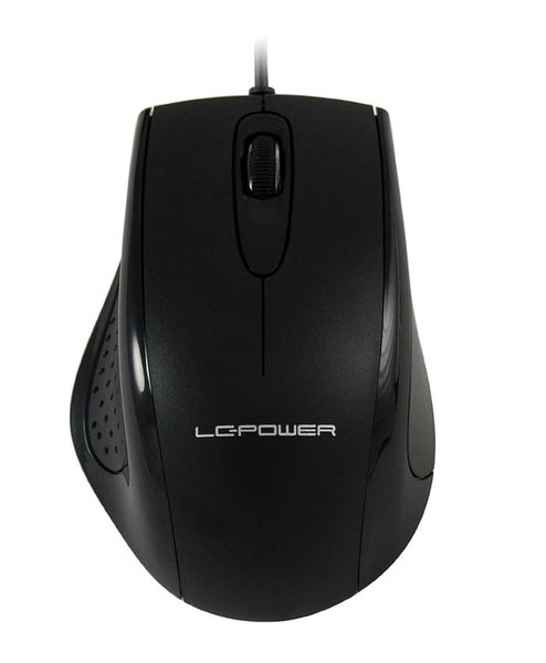 LC-Power m710B optical, rechts, Optisch, USB Typ-A, Schwarz
