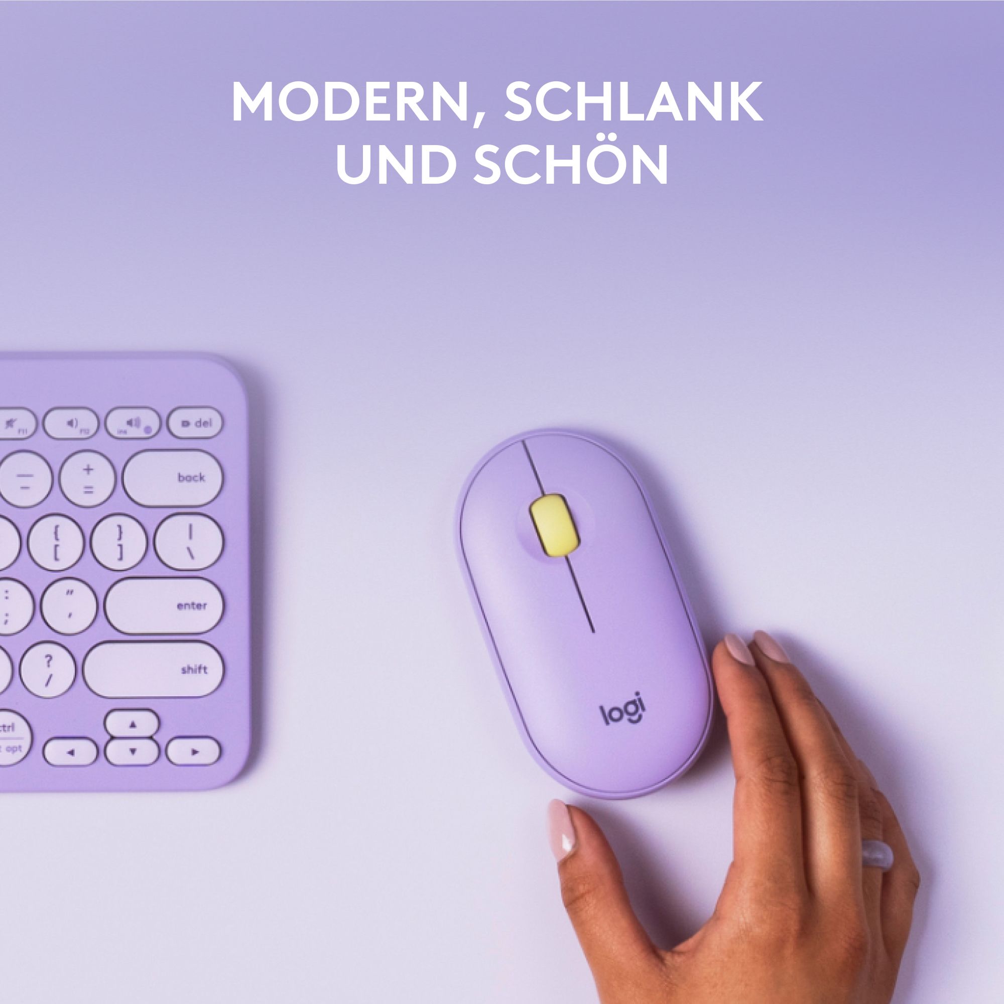 Logitech Pebble M350 - Maus - optisch - 3 Tasten - kabellos - Bluetooth - kabelloser Empfänger (USB)