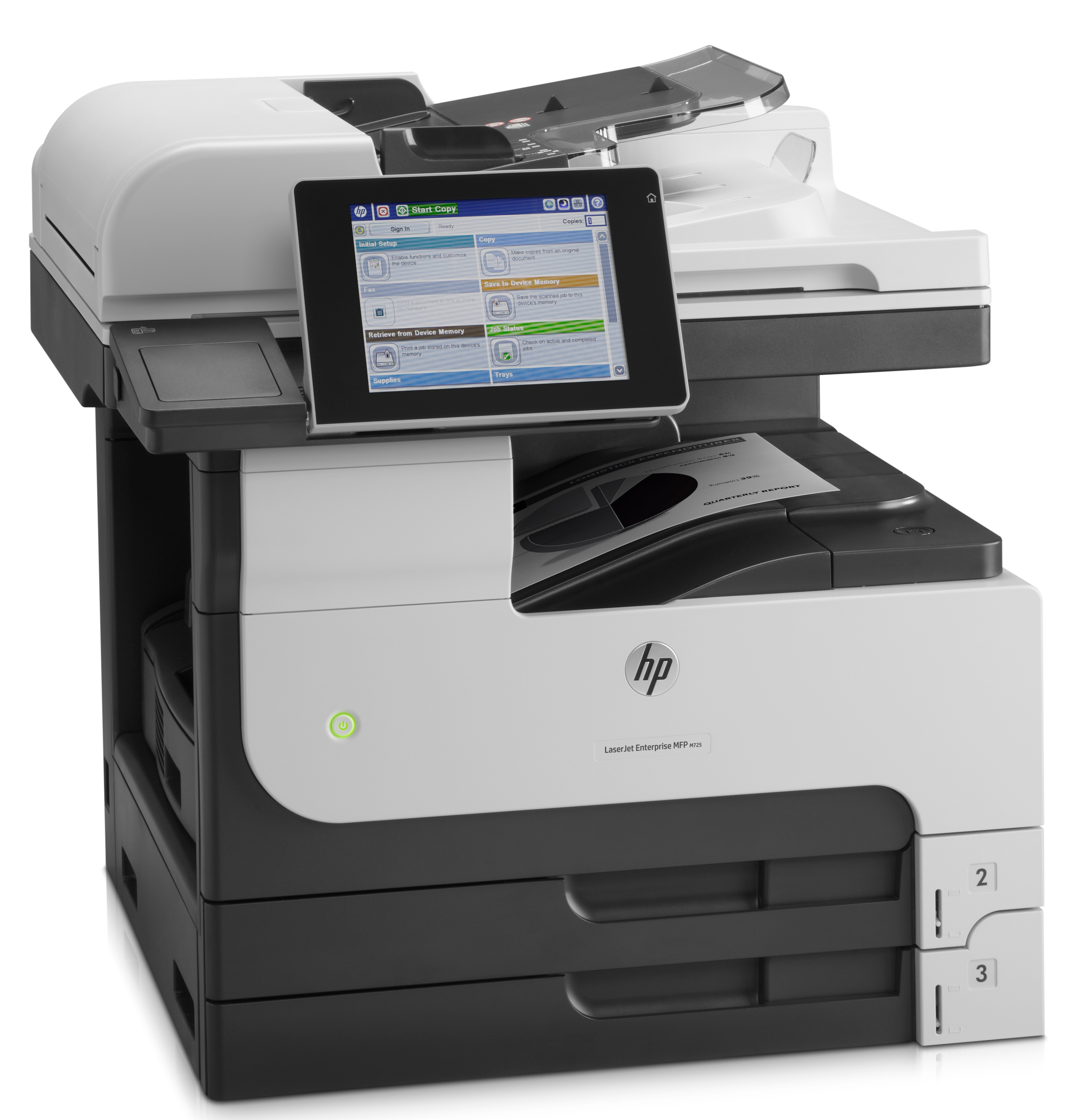 HP LaserJet Enterprise MFP M725dn - Multifunktionsdrucker - s/w - Laser - A3 (297 x 420 mm)