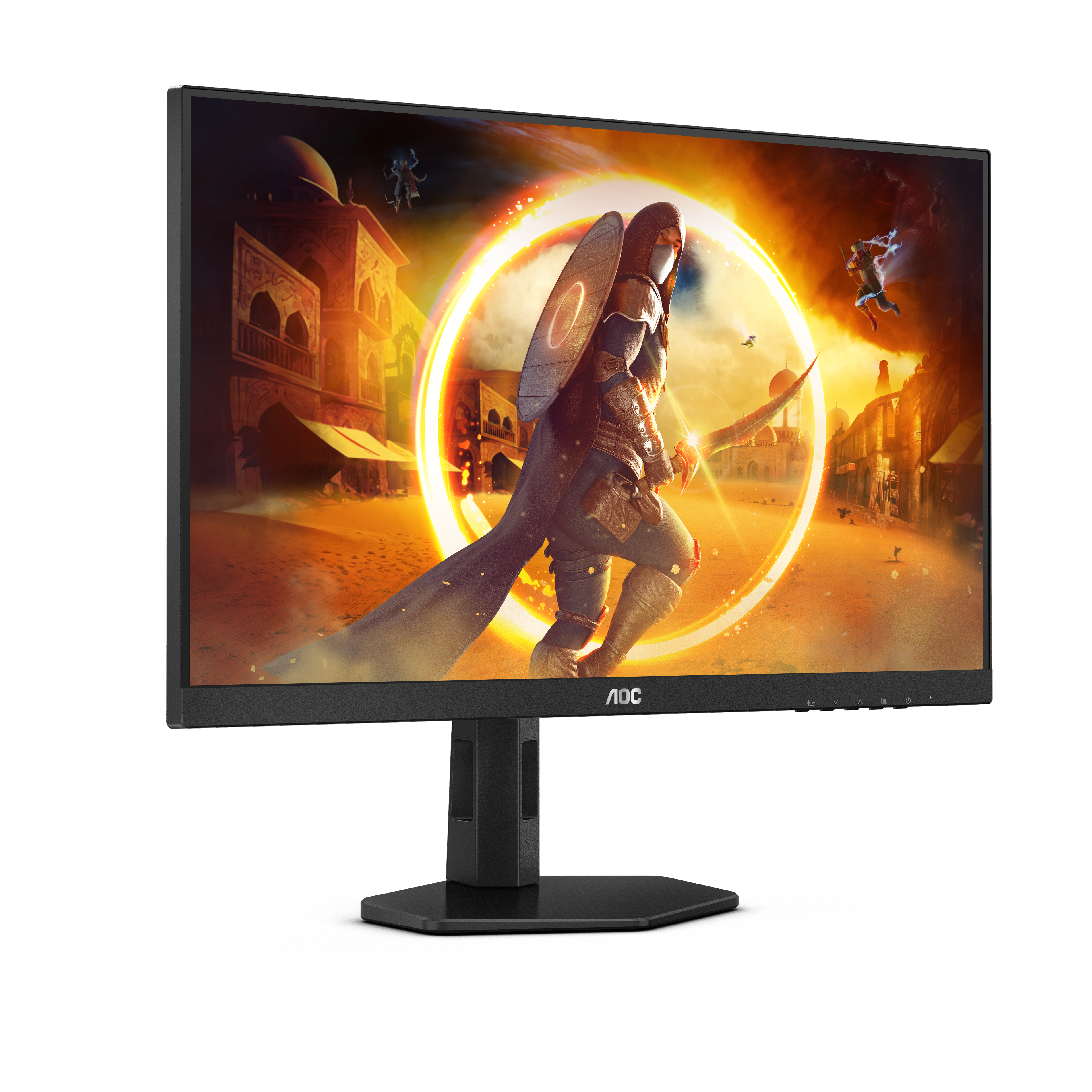 AOC G4 Q27G4XN, 68,6 cm (27"), 2560 x 1440 Pixel, Quad HD, LCD, 1 ms, Schwarz, Grau