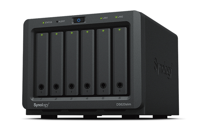 Synology DiskStation DS620slim, 2x Gb LAN