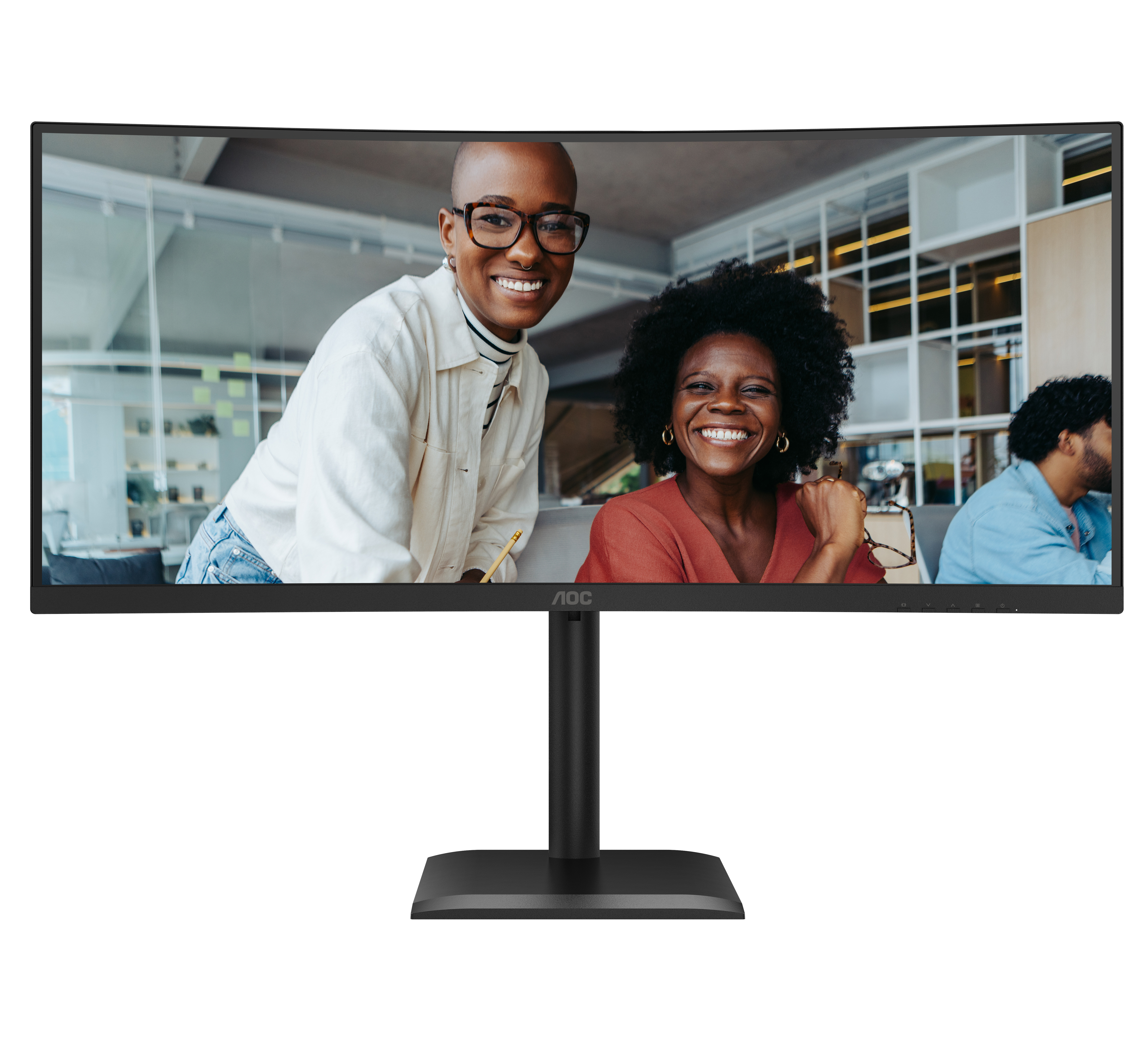 AOC CU34E4CV Curved-Monitor 86.36cm (34") UWQHD, VA, 4ms, HDMI, Displayport, USB