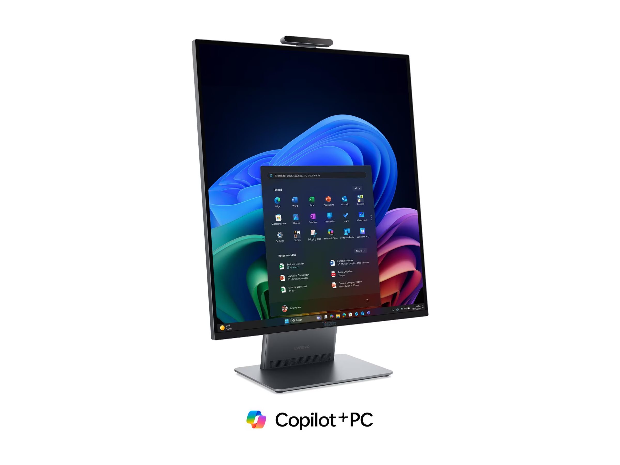 Lenovo ThinkCentre X 13H4 - All-in-One (Komplettlösung) - mit voll funktionsfähigem Monitorständer -