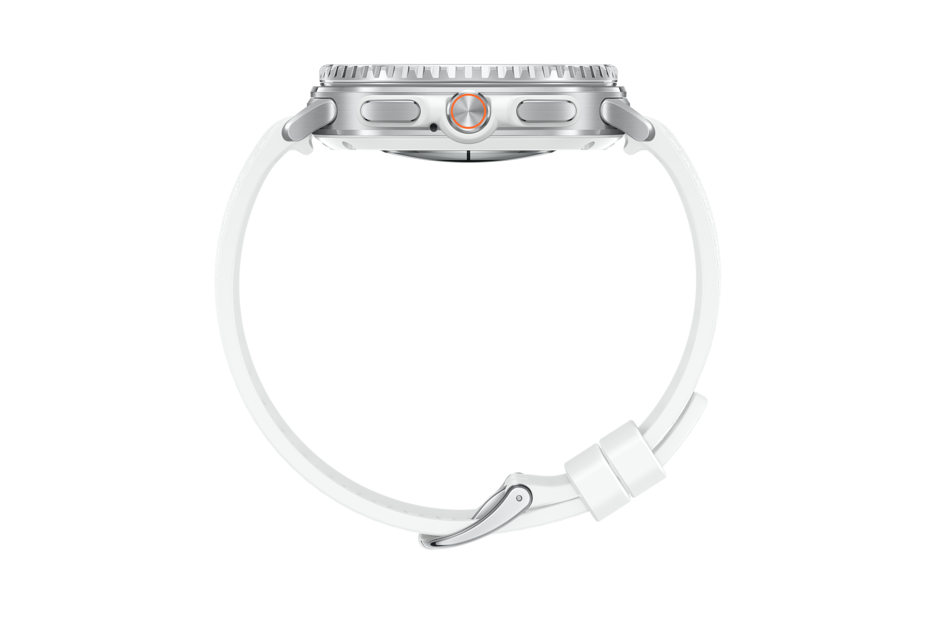 Samsung Galaxy Watch8 Classic - 46 mm - intelligente Uhr mit Hybridband - Hybrid-Eco-Leder - Bandgrö