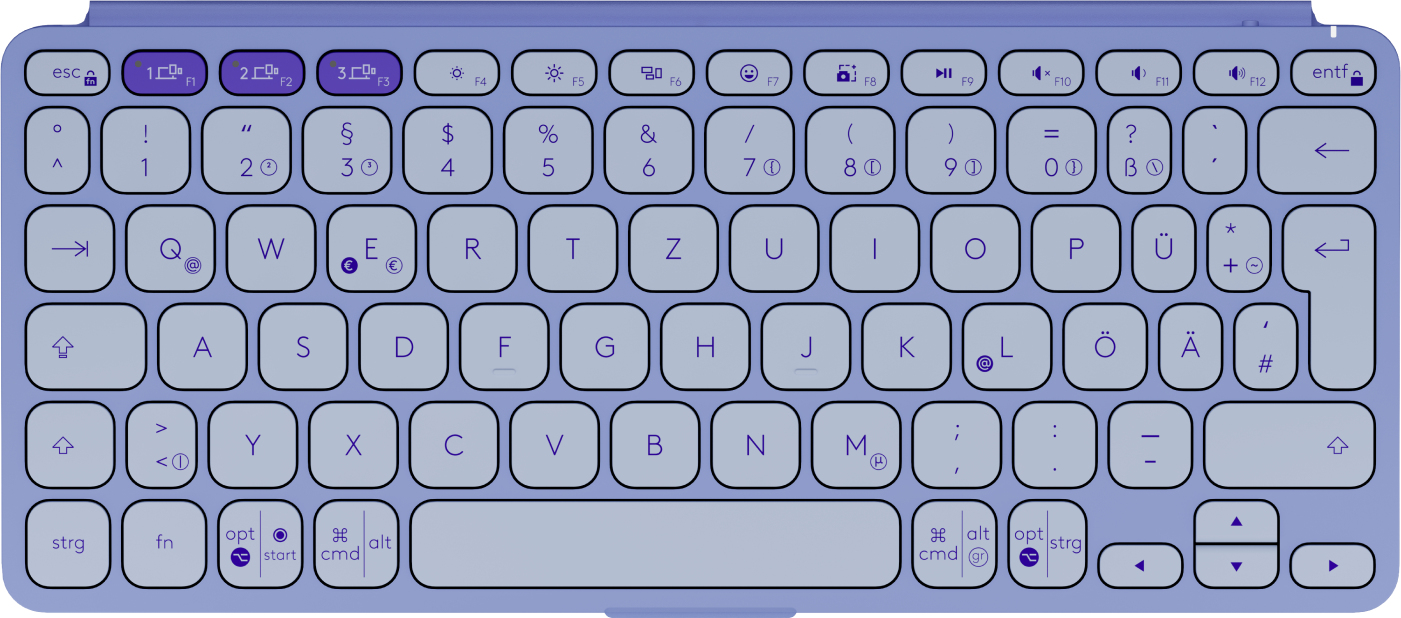 Logitech Keys-To-Go 2 - Tastatur - eingebaute