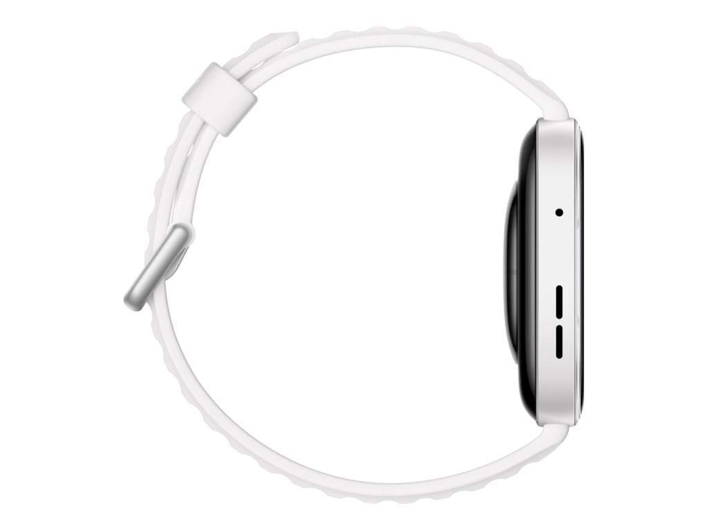 Huawei Watch Fit 5 Pro - Aluminiumlegierung - intelligente Uhr mit Riemen - Flouroelastomer - weiß -